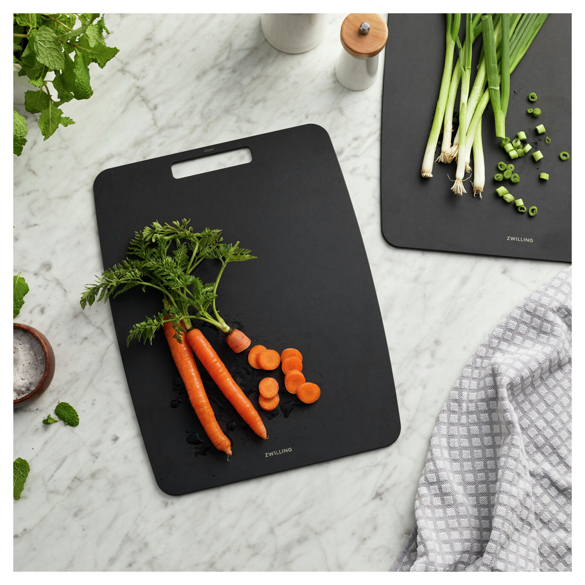 Henckel Plant Fiber Cutting Board Fiber Wood 14.5In X 11.25In-Slate 1031109 View 2