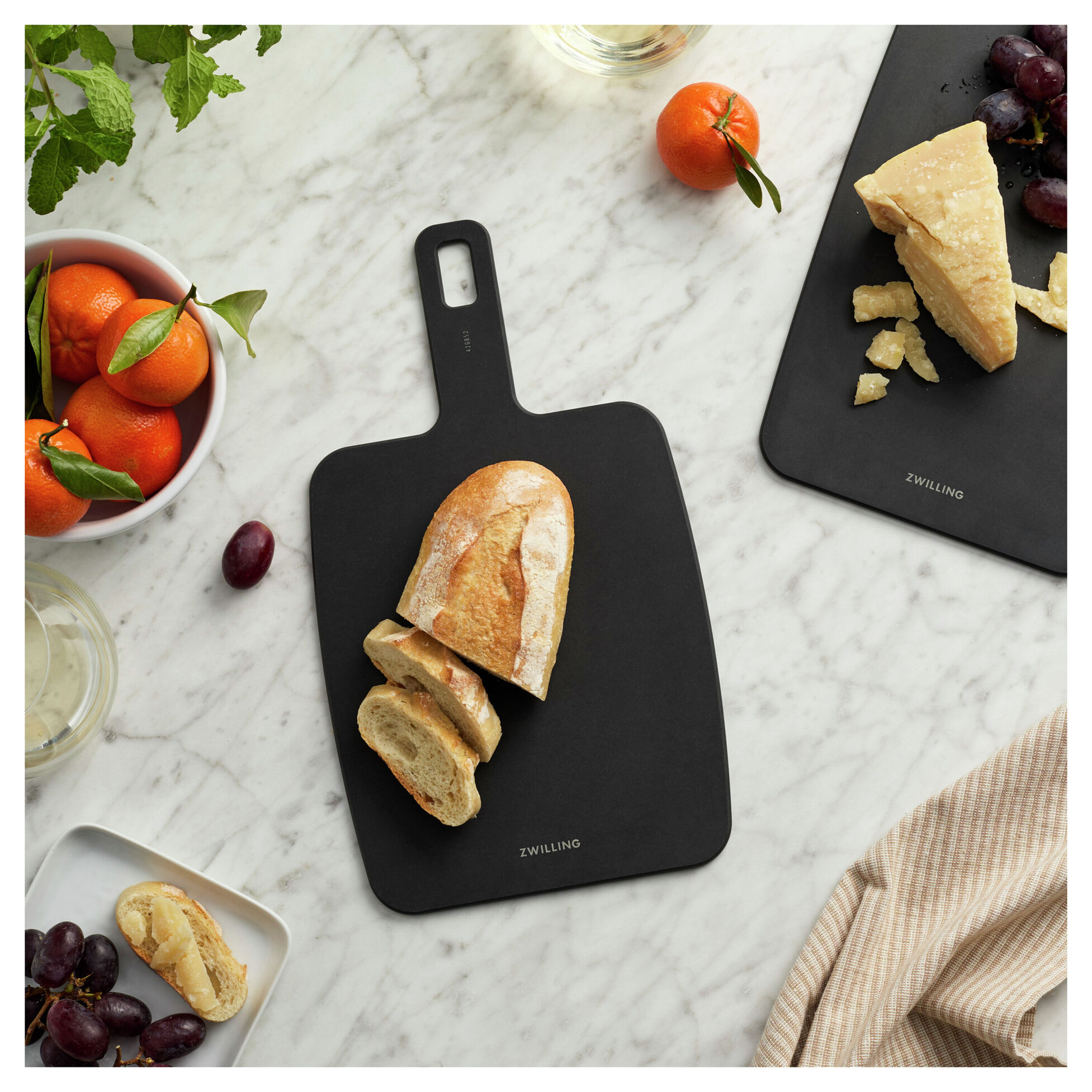 Henckel Plant Fiber Cutting Board Fiber Wood 13In X 7.5In-Slate 1033306 View 2