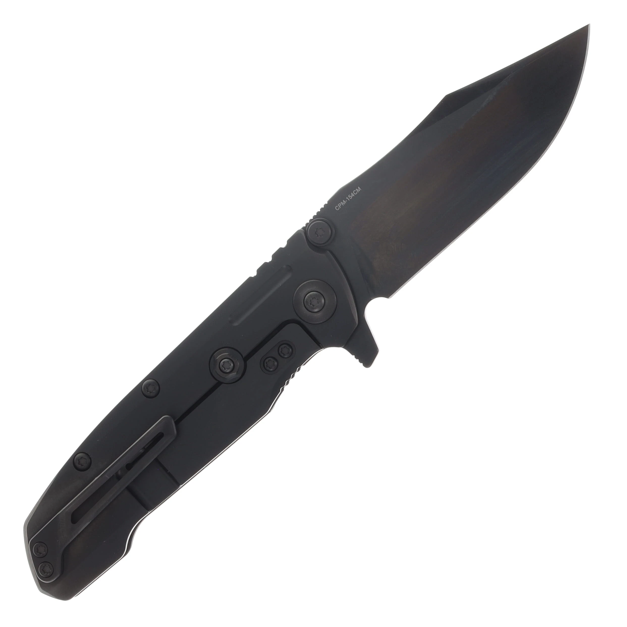 Reate District 9D-V2 Folding Knife DLC 154CM/DLC Titanium RE9D-V2-5 View 2