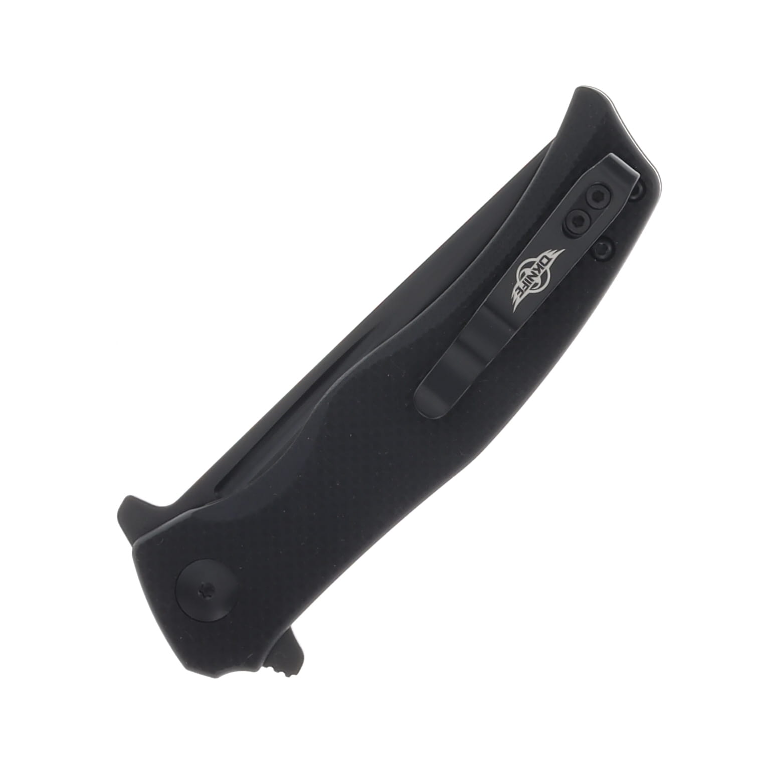 OKNIFE Sentry L2 Tactical Folding Knife Partial Serrated Black SENTRYL2BK View 4