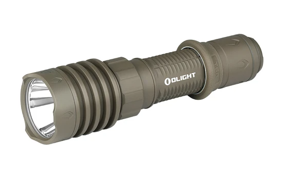 OLIGHT WARRIOR X 4 USB-C-MCC RECHARGEABLE TACTICAL FLASHLIGHT W-HOLSTER-FLAT DARK EARTH WARRIORX4FLDKET View 3