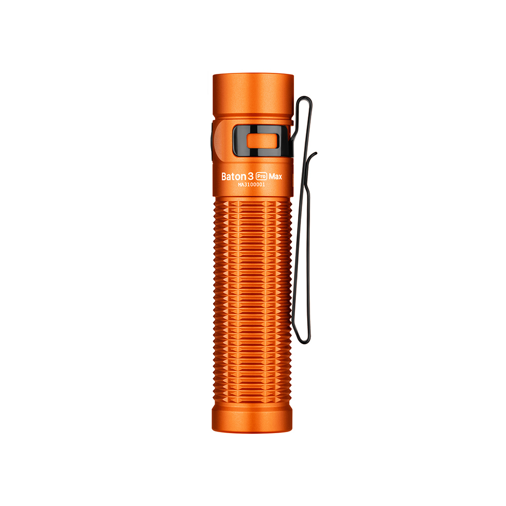 Olight Baton 3 Pro Max Flashlight Orange 2500 Lumens EDC Light