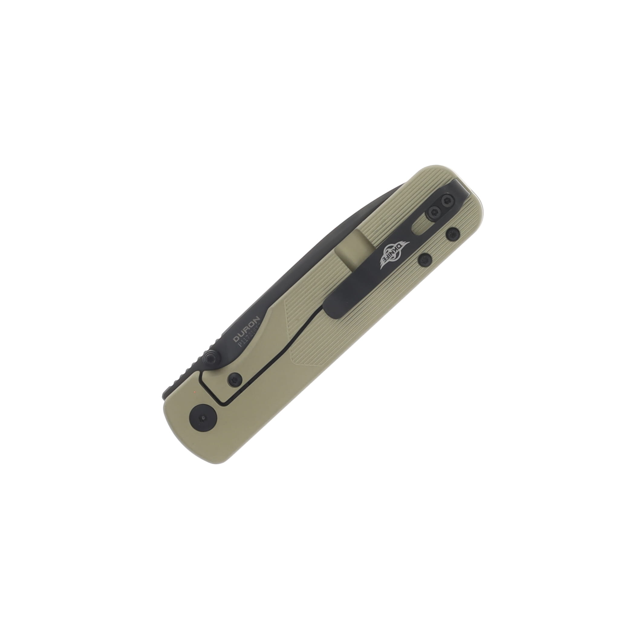 OKNIFE Duron Nitro-V Thumb Stud Folder Olive Green Aluminum DURONOLG View 4