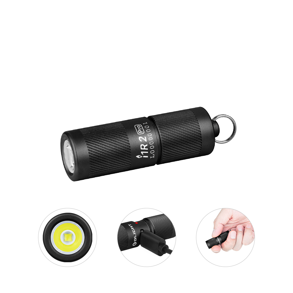 OLIGHT i1R 2 Pro Keychain Flashlight Black I1R2PROBK View 2