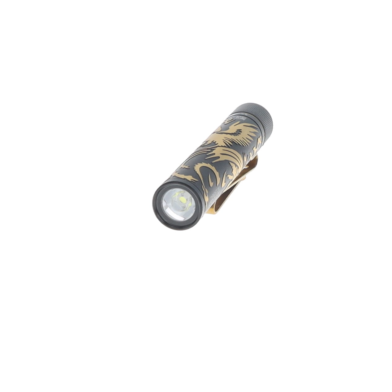 OLIGHT i3T 2 EOS Small EDC Flashlight Dragon & Phoenix Golden Black I3T2DGPNGDBK View 1