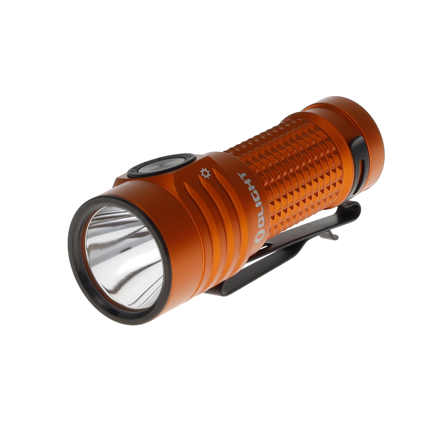 Olight Baton Turbo Compact EDC Flashlight Orange 1000 Lumens Long-Range Beam BATONTURBOOGC2M View 1