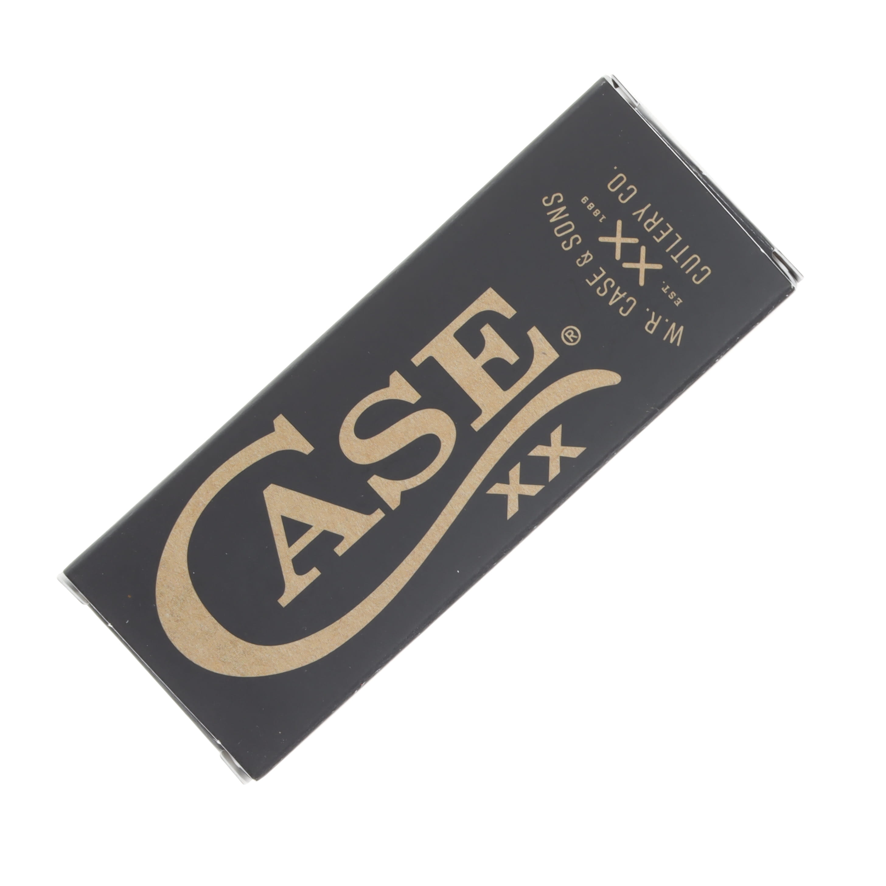 Case XX Rose-Patterned Ultraviolet Smooth Bone Muskrat/XX Bolsters Folding Knife CA12506R View 5
