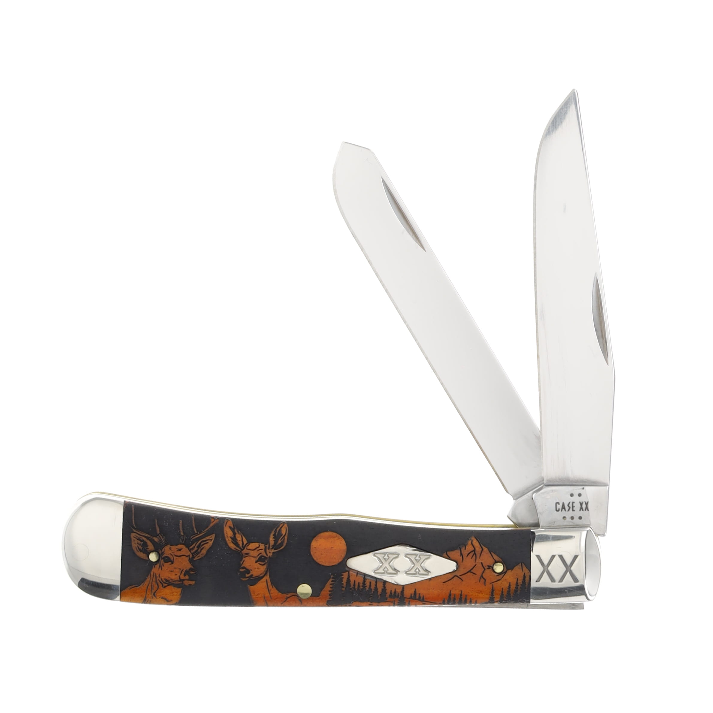 Case XX Persimmon Smooth Bone The Rut Trapper/XX Bolsters