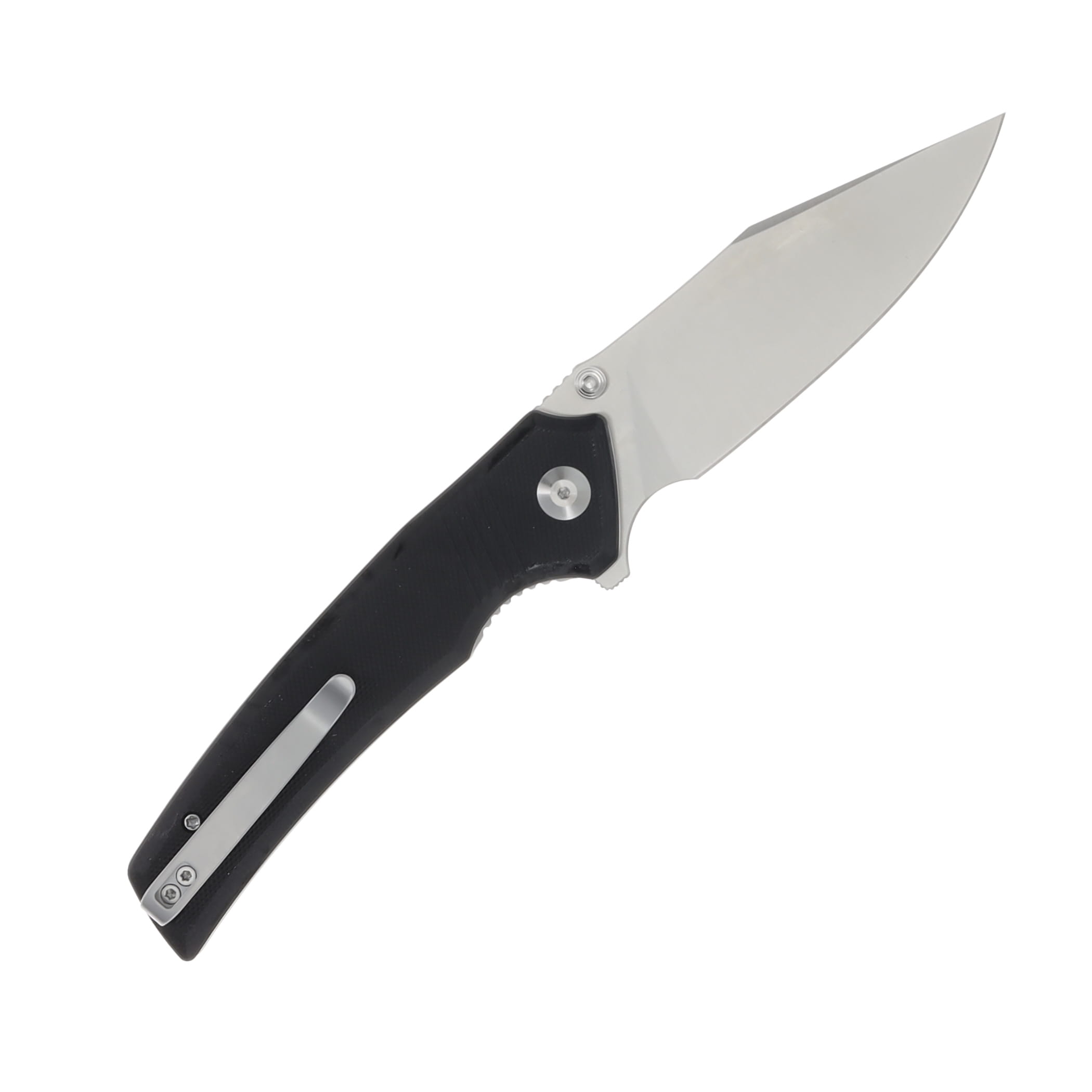 CIVIVI Tranquil Folding Knife 3.7 Inch Plain Satin Clip Point C23027-1 View 2