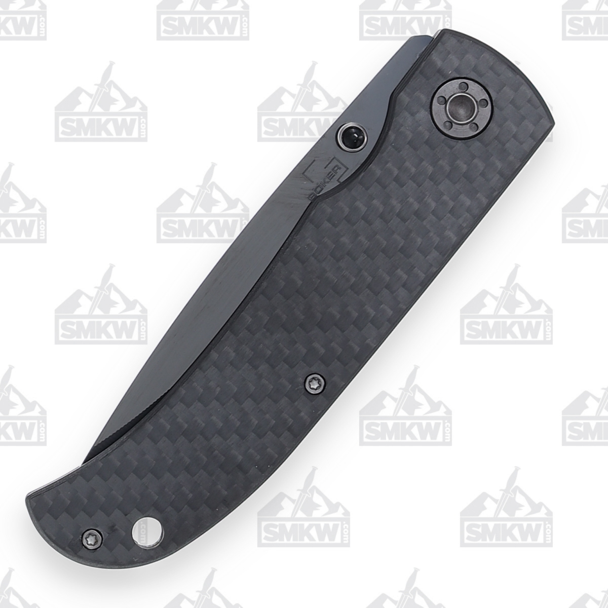 Boker Plus Anti Grav Folding Knife 3.31in Plain Edge Carbon Fiber BKBO036 View 6