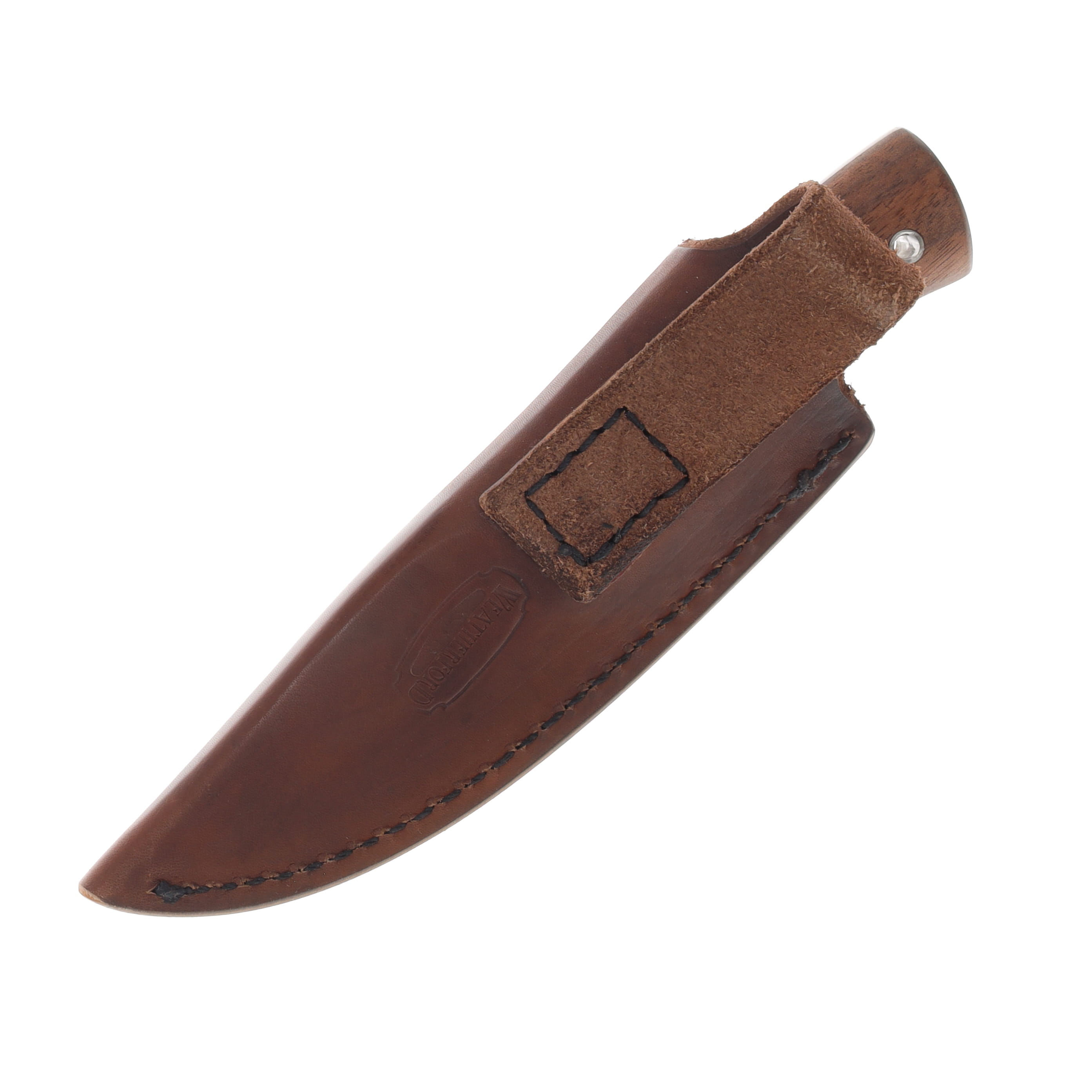 Weatherford Outdoorsman Fixed Blade Walnut Handle 1095 Carbon Steel Blade WKC141 View 3