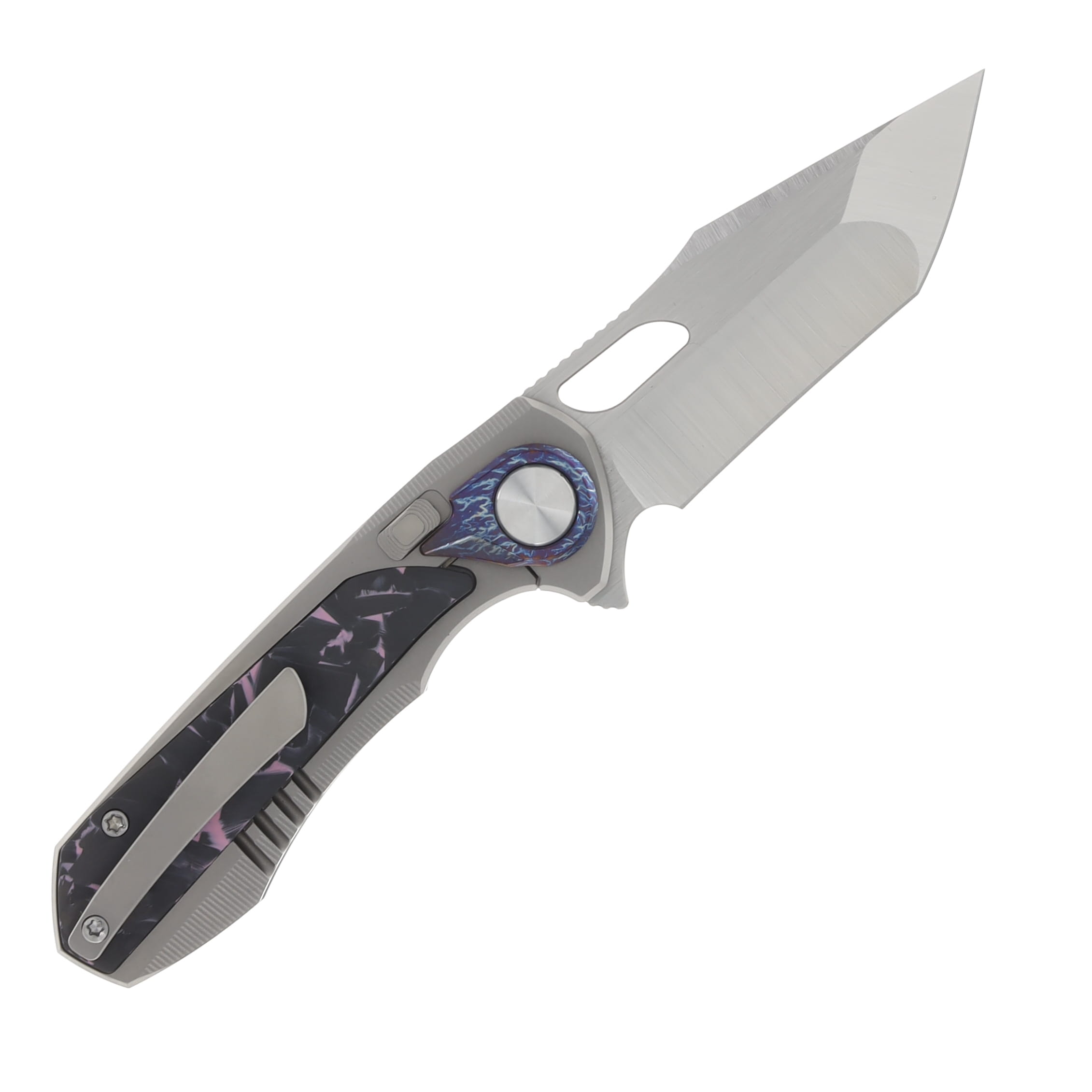 Remette RT Saker Falcon Gray – Pink 2.99 Inch Plain Satin Tanto ASTP-3 View 2