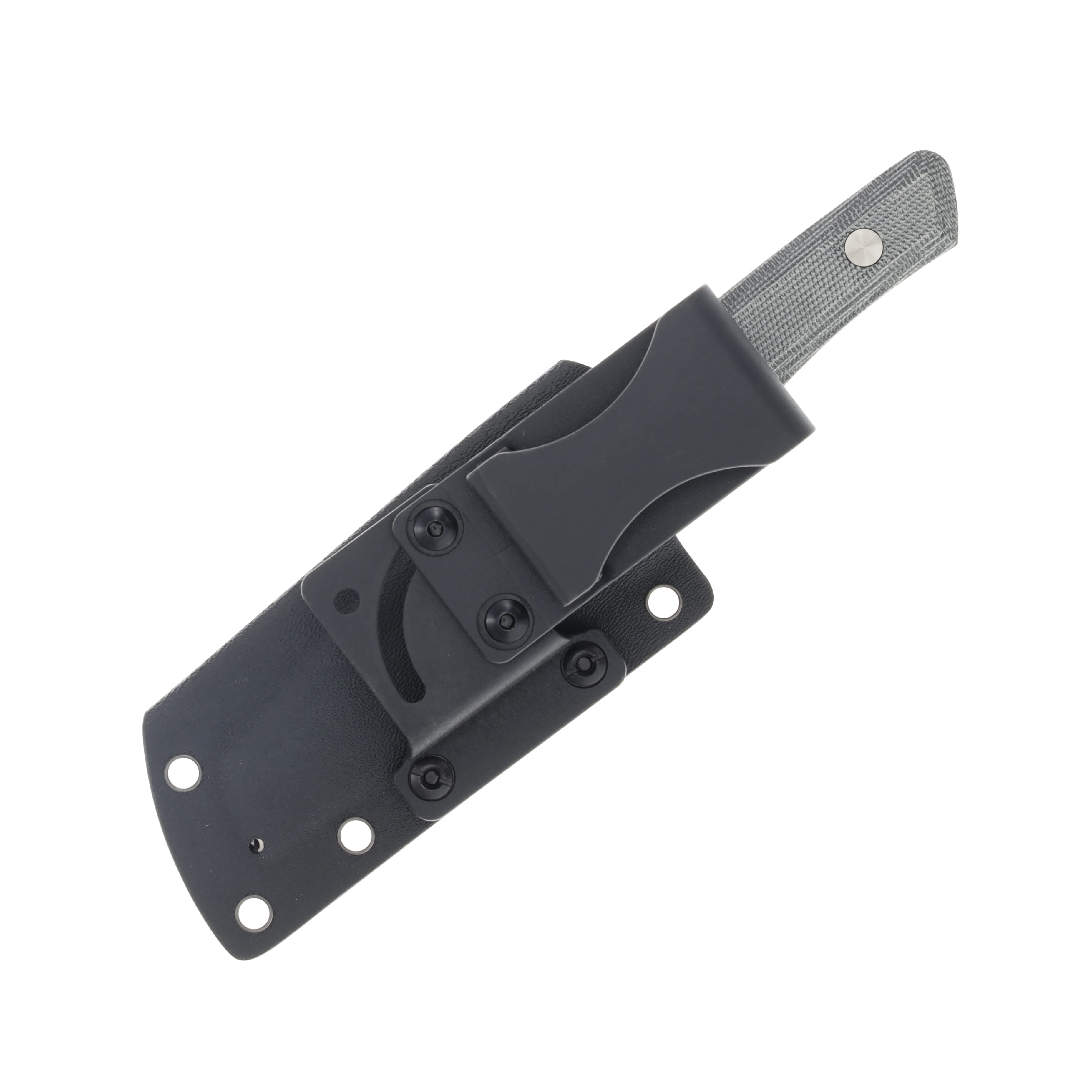 Vero Engineering Axon Fixed Knife 4.05in Plain Hand Satin Sheepsfoot V-VAFB-HBM-FBK-0401-S View 4