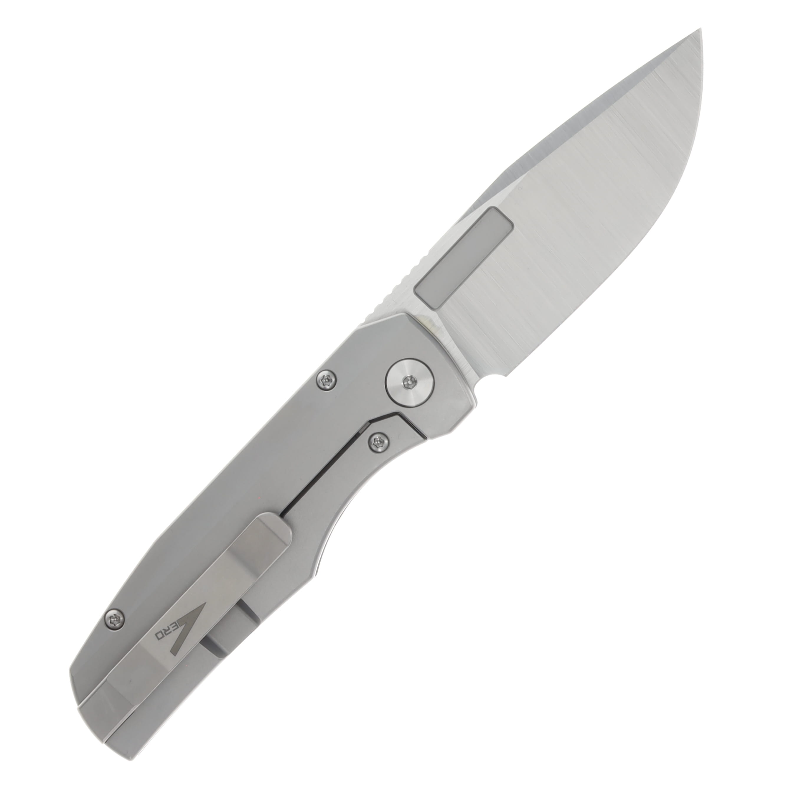 Vero Engineering Nova Mini Stonewash 3.25in Plain Belt Satin Drop Point V-NO-BSTR-FK-1686-S View 2