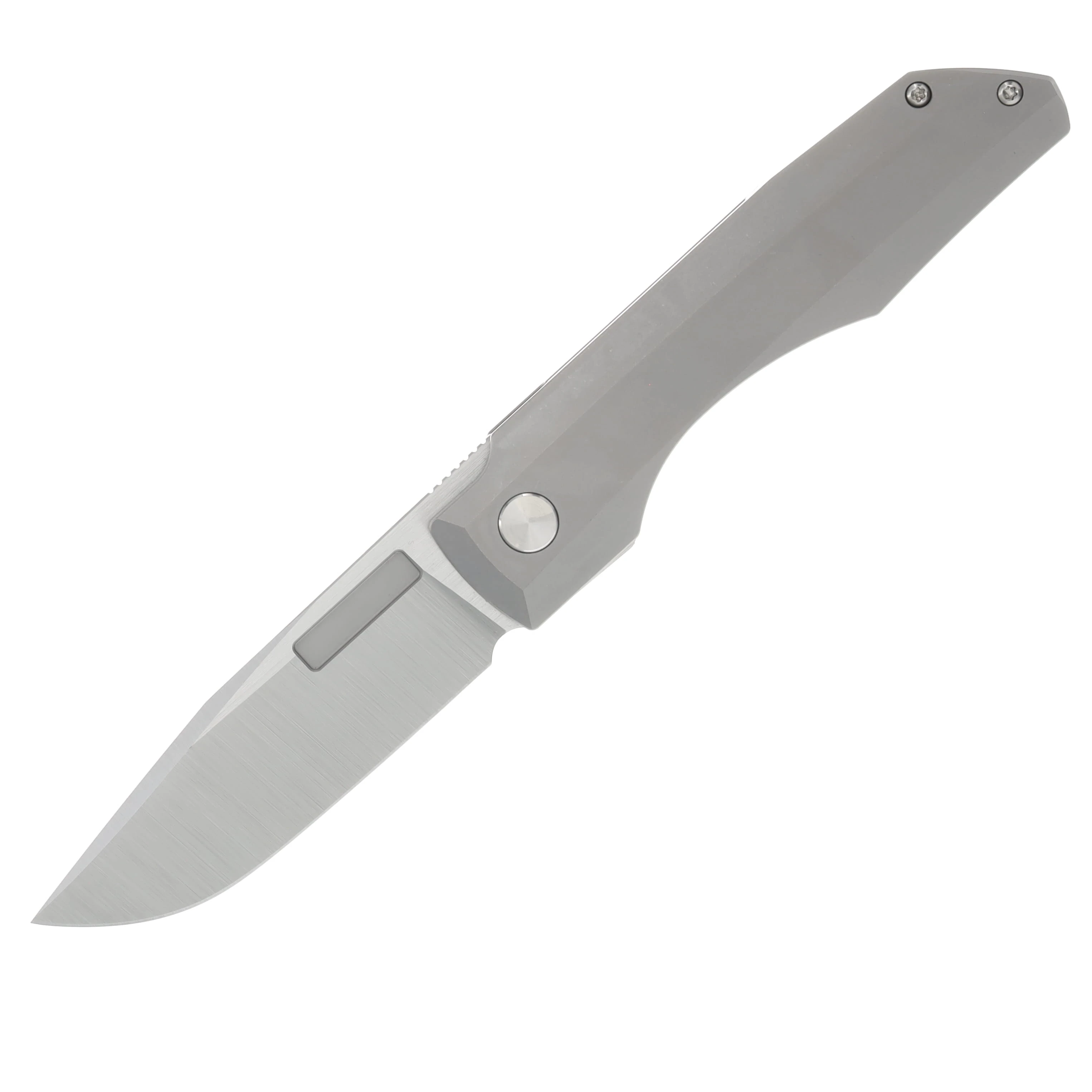 Vero Engineering Impulse Thin Stonewash 3.65in Plain Belt Satin Drop Point V-VIT-BSS$-FK-0234-S View 1