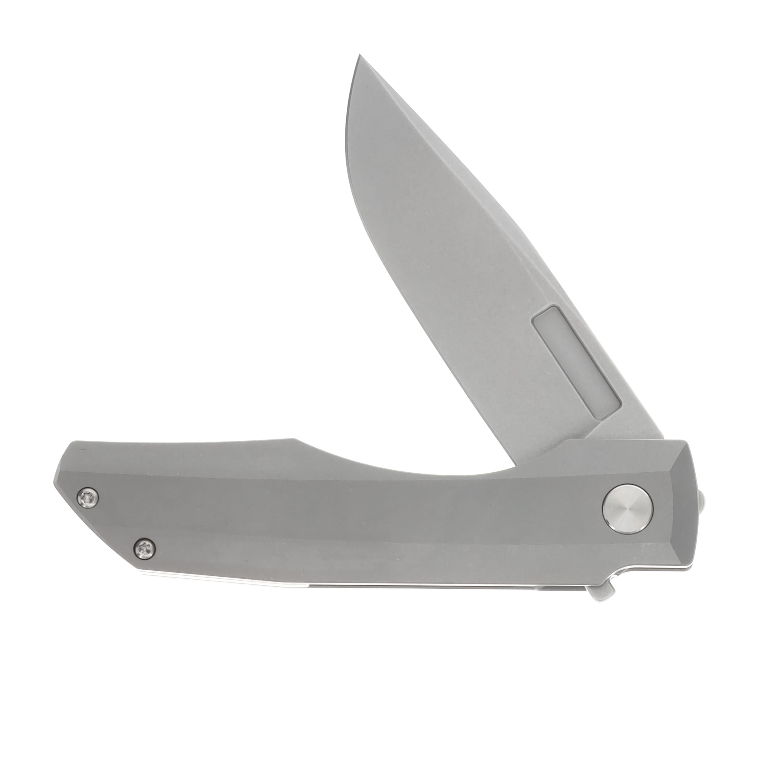 Vero Engineering Impulse Thin Stonewash 3.65in Plain Stonewash Drop Point V-VIT-SS$-FK-0233-S View 3