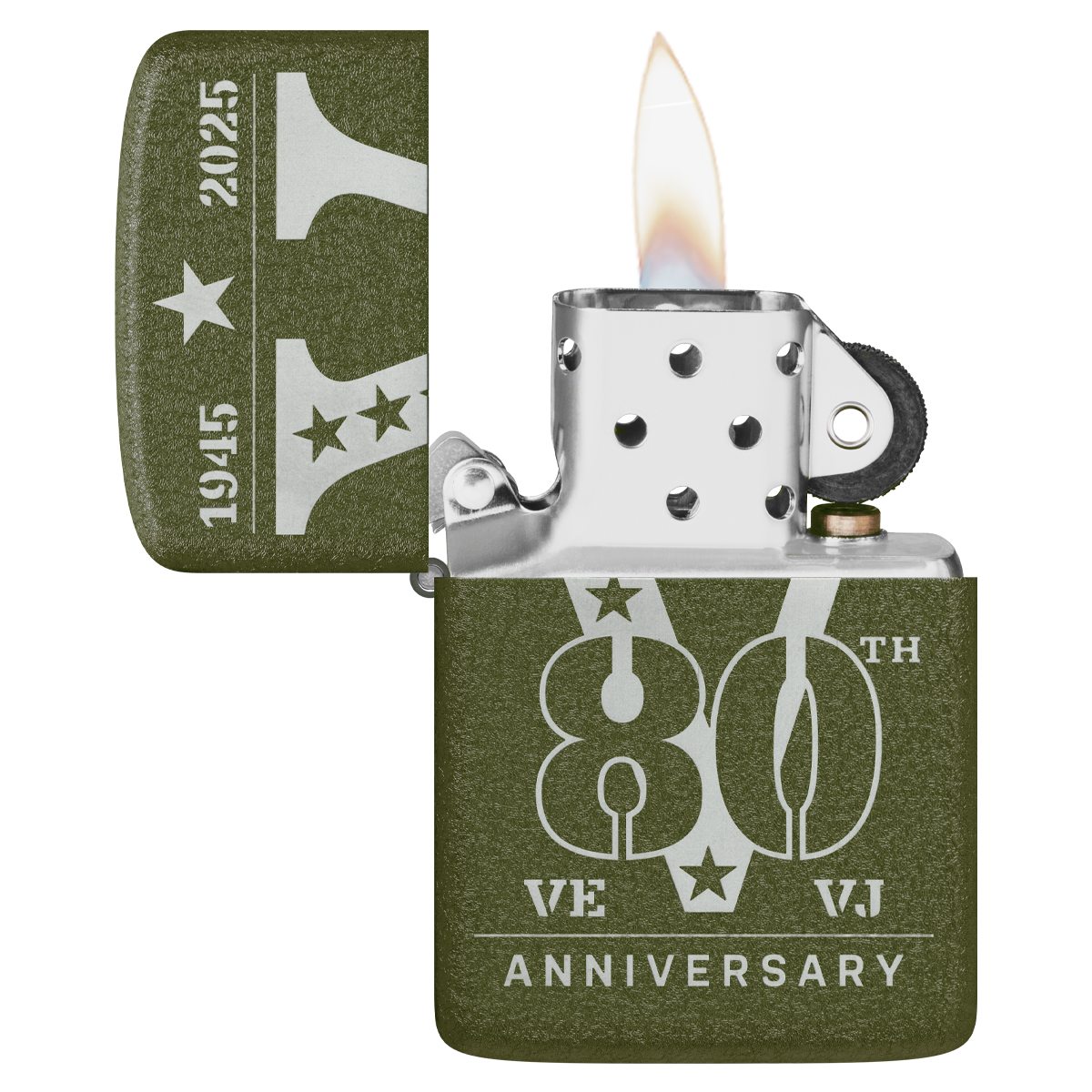 Zippo 80th Anniv. VE/VJ WWII Victory Collectible Lighter ZP46949 View 6