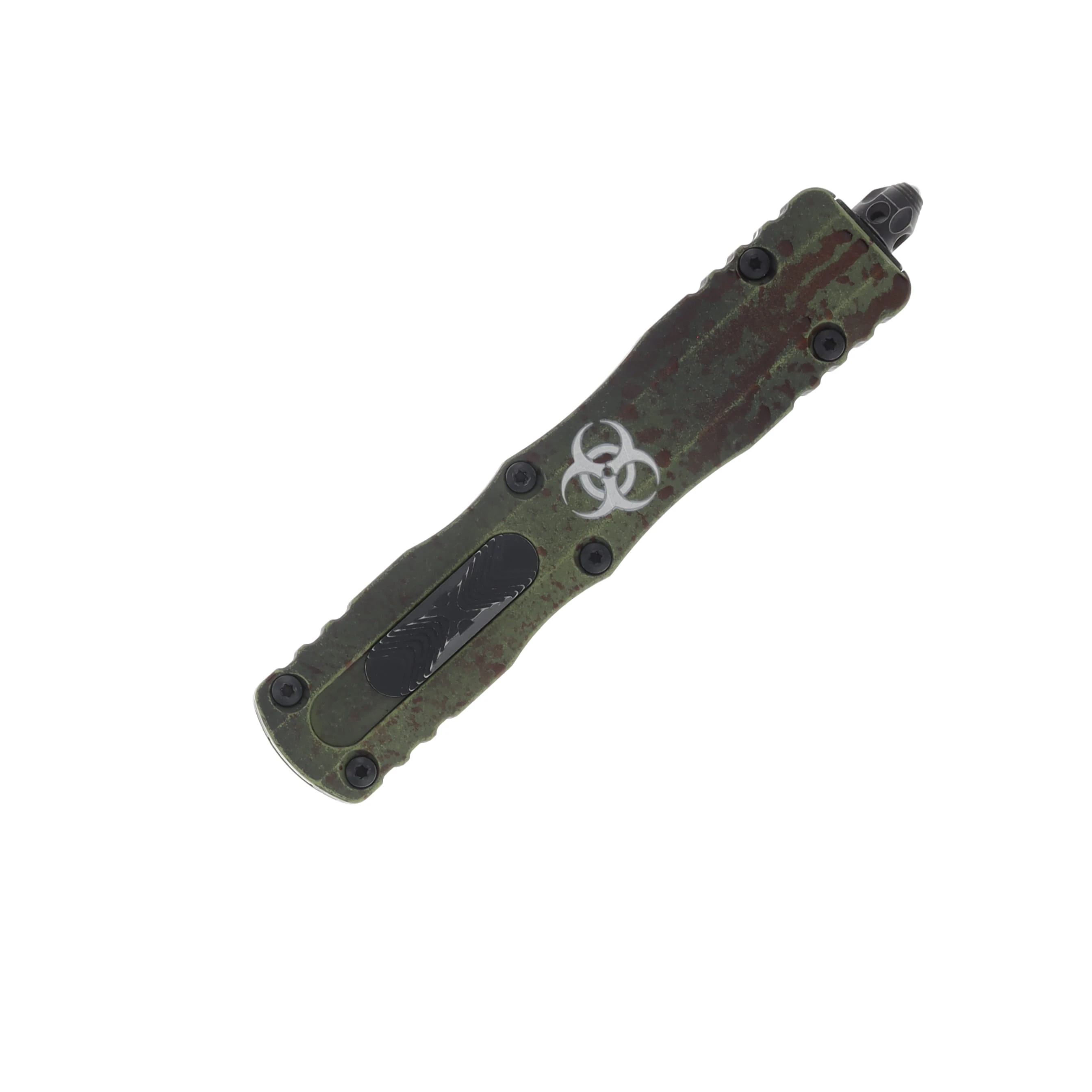 Microtech Dirac Delta D-E Standard Outbreak Signature Series 3.78In. Dagger OTF Automatic AUMT2271OBDS View 4