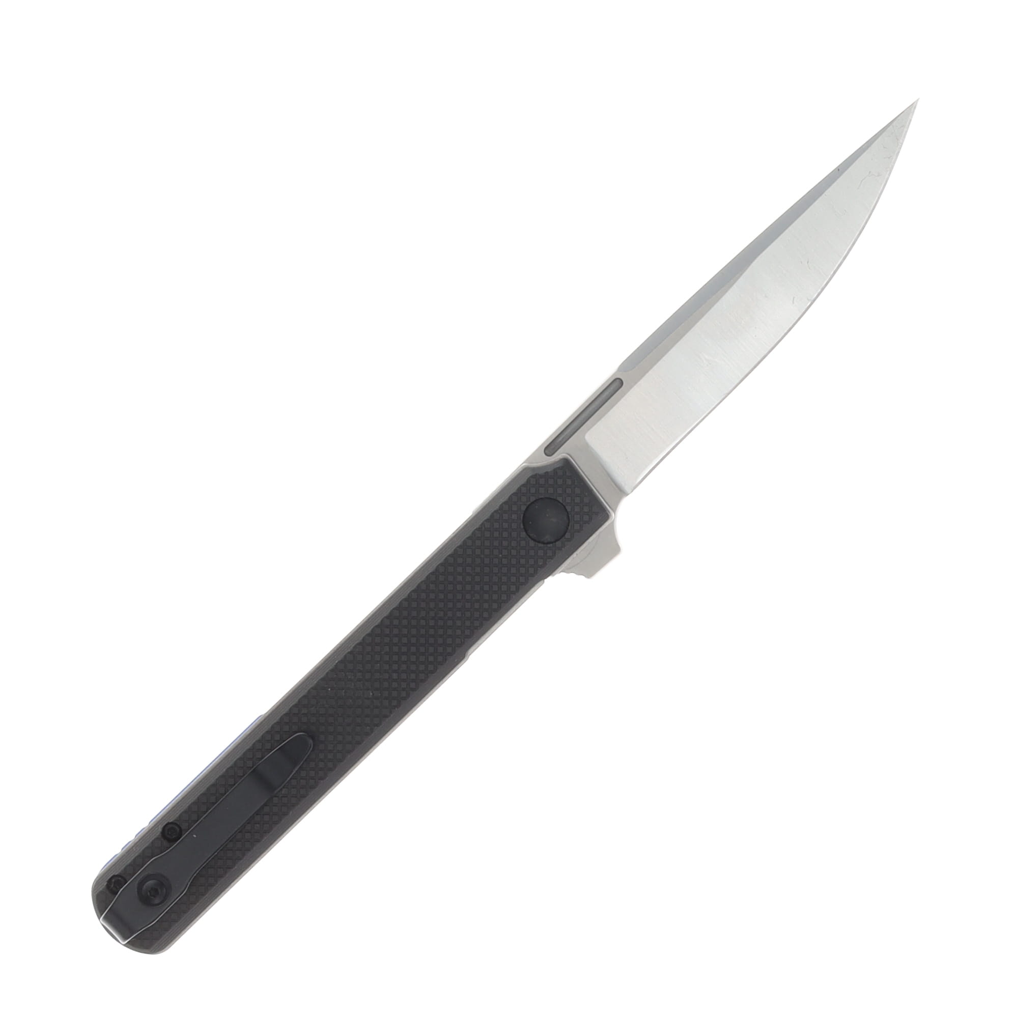 Skallywag Tactical Swifttail Gray 3.75 Inch Plain Gray Straight Back SWTST View 2