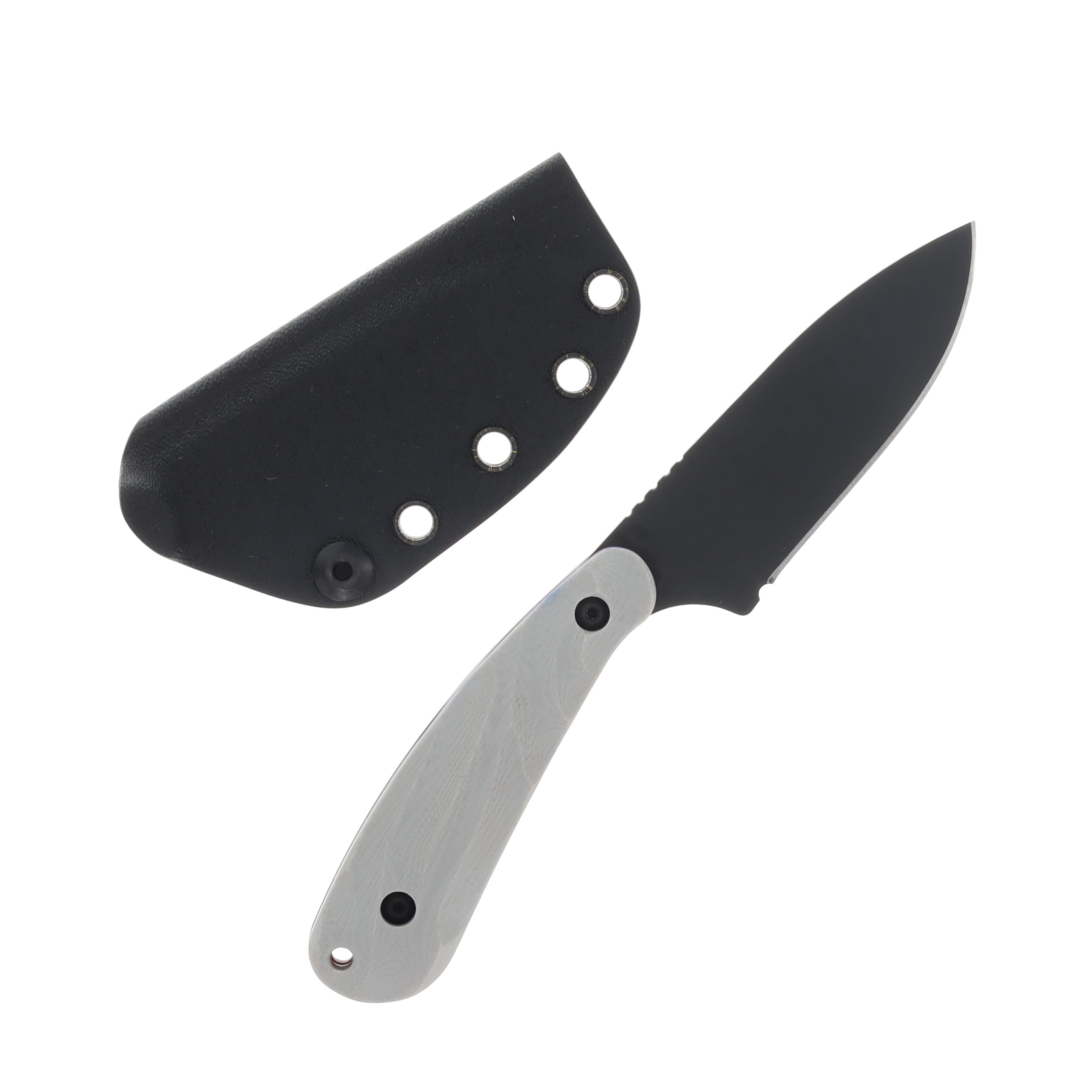 Skallywag Tactical Fireside Pro Freedom White 2.75in Plain Black Drop Point SWTFSPF View 2
