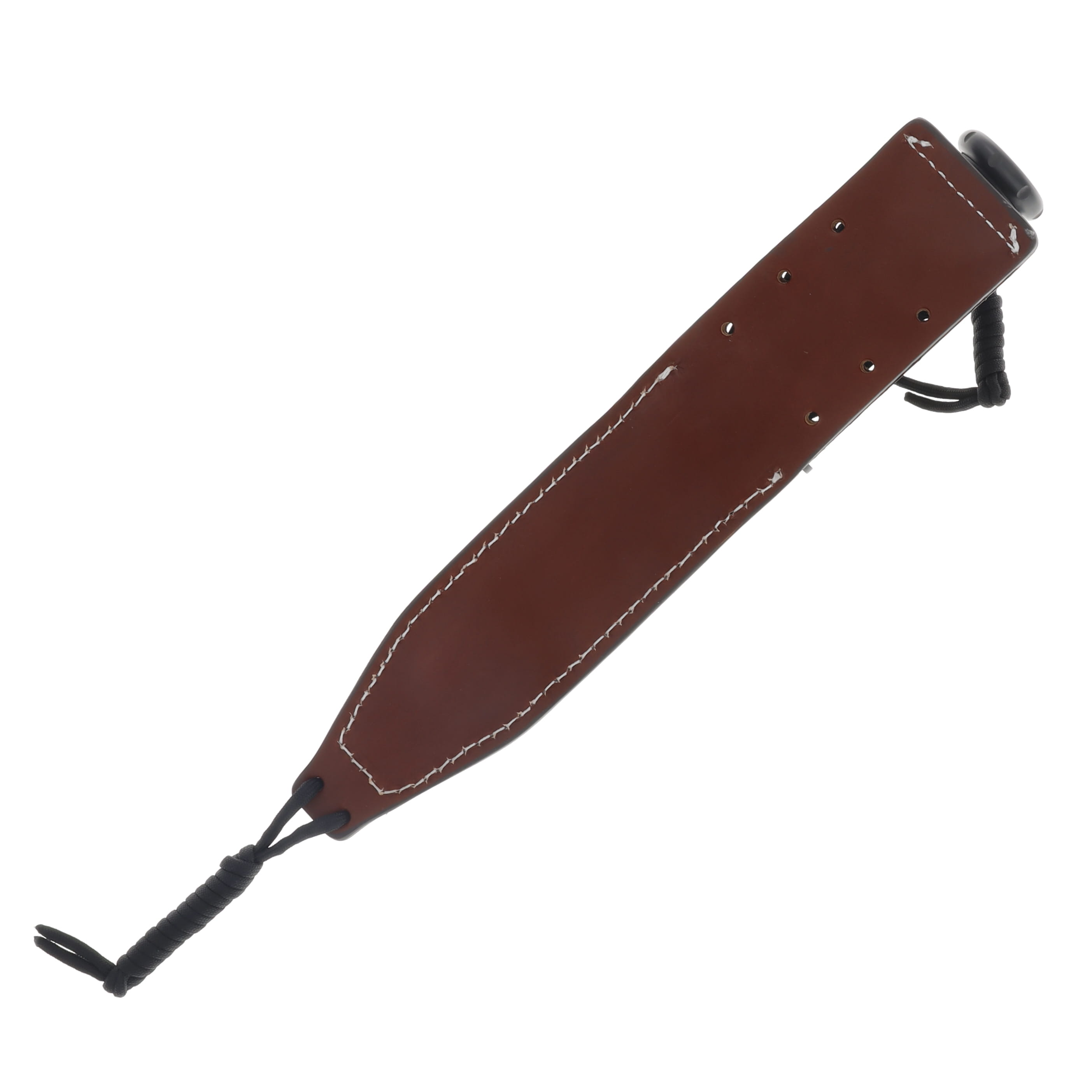 Medford Fighter Fixed Blade Knife DLC S35VN/Black G-10 with Brown Leather Sheath MK103SPQ-08LE-SPQ3-PP View 4