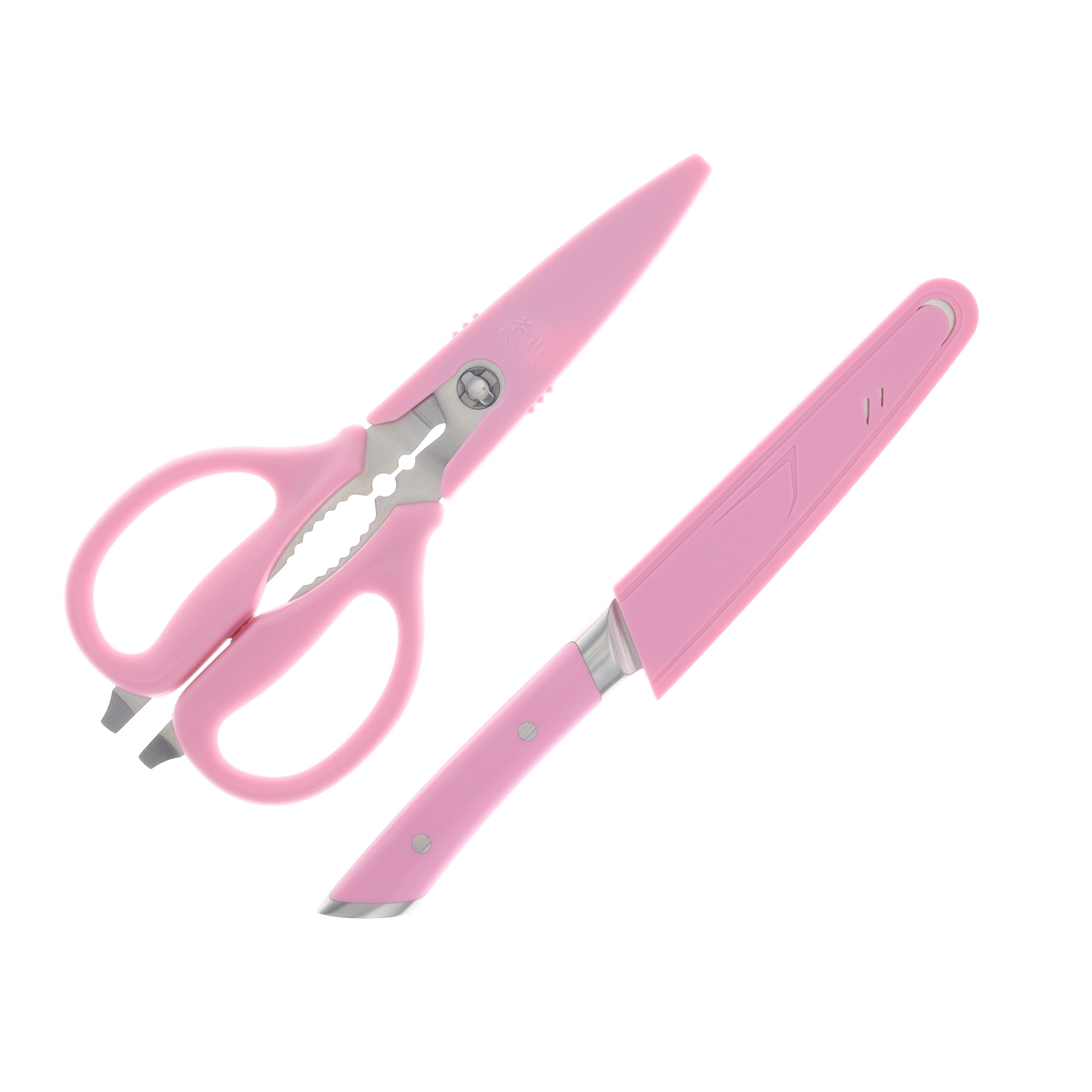 Cangshan Helena Series 2 pc Utility Set Pink Handle 10301278 View 3