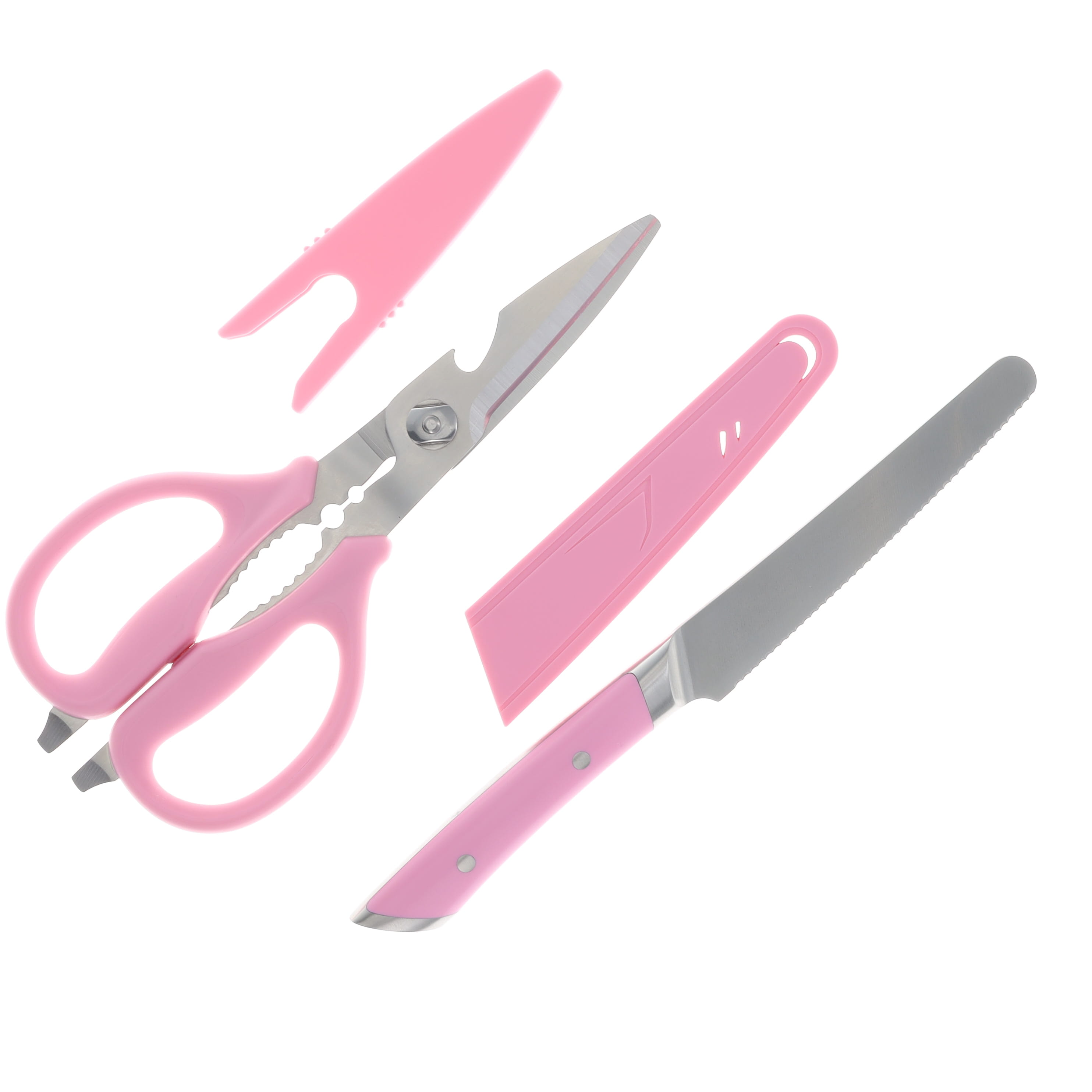 Cangshan Helena Series 2 pc Utility Set Pink Handle 10301278 View 2