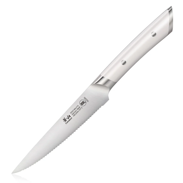 Cangshan HELENA Series Utility Knife White Serrated 5in Utility Blade 502285 View 1