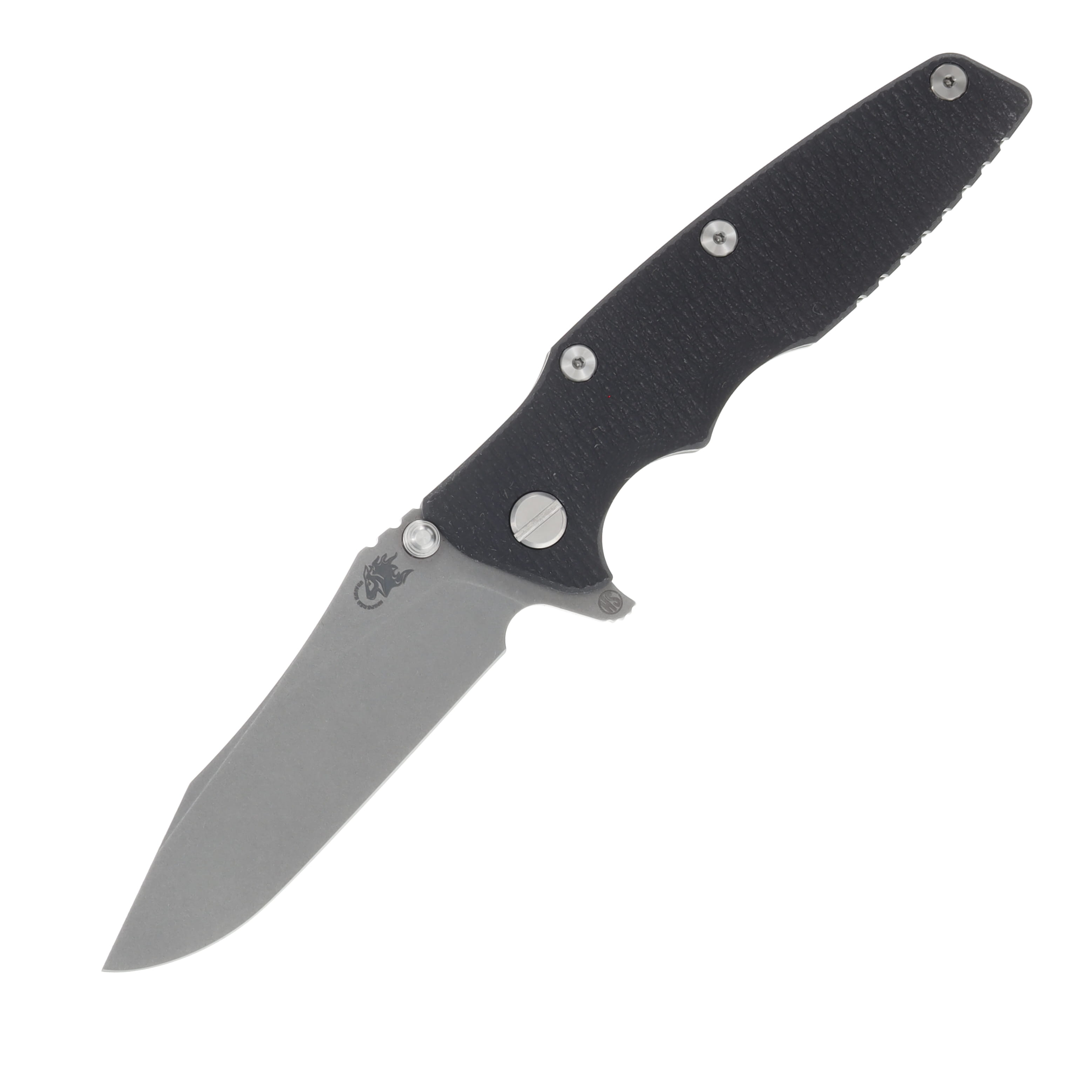 Hinderer 3.5 Eklipse Folding Knife Slicer Working Finish Battle Green Titanium/Black G-10 KEK35SLHOTWBGBK View 1