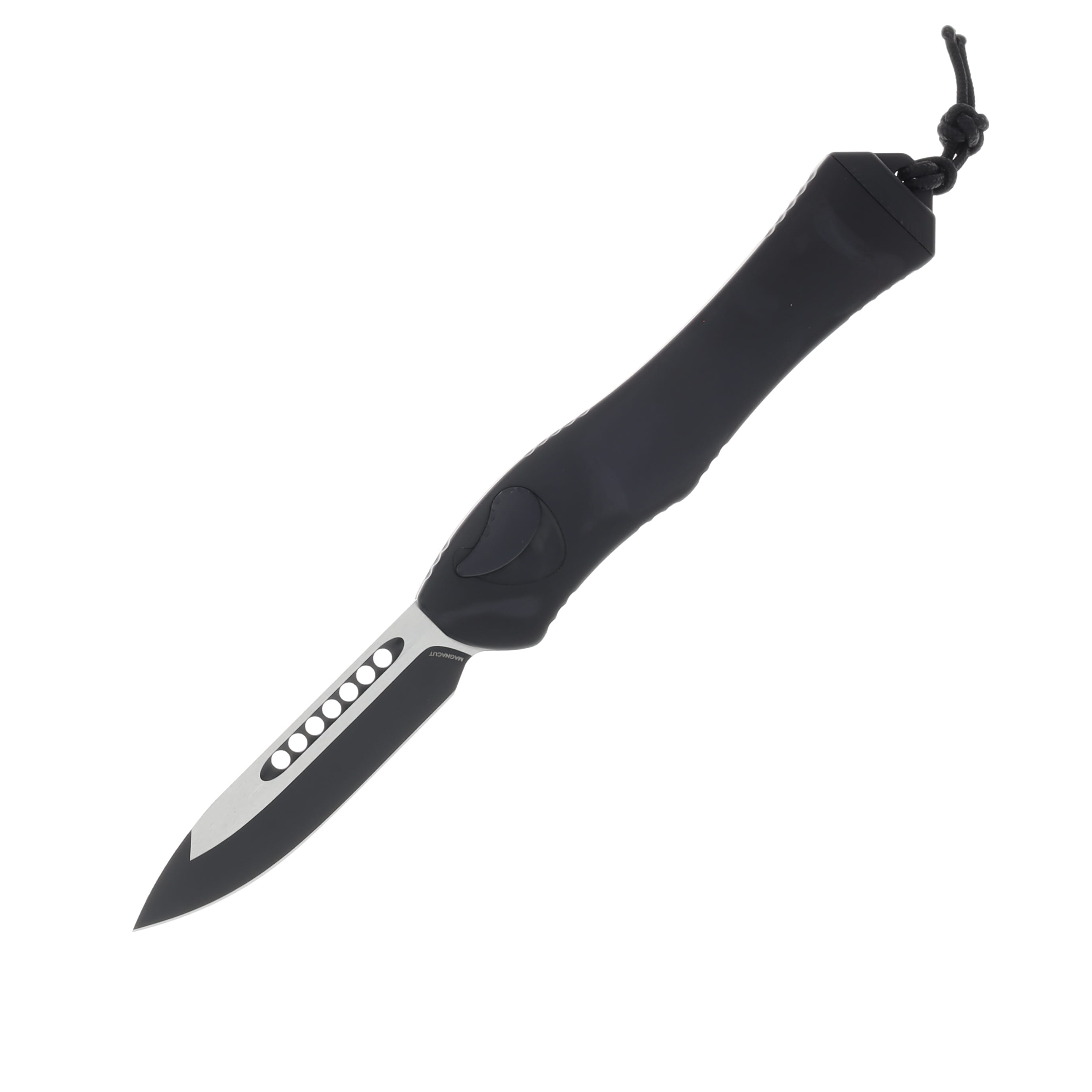 Heretic Hydra V4 OTF Automatic Knife Two-Tone Magnacut/Tactical Black H407-10A-T View 1
