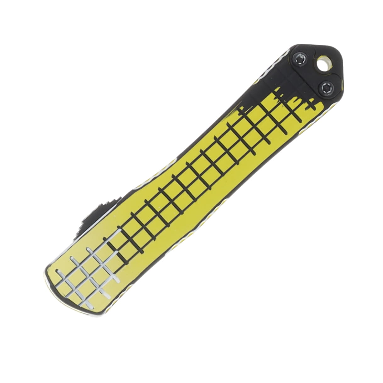 Heretic Manticore S OTF Automatic Knife Grenade Grip Cel-Shaded Yellow Magnacut Tanto H023F-CS-YW View 3