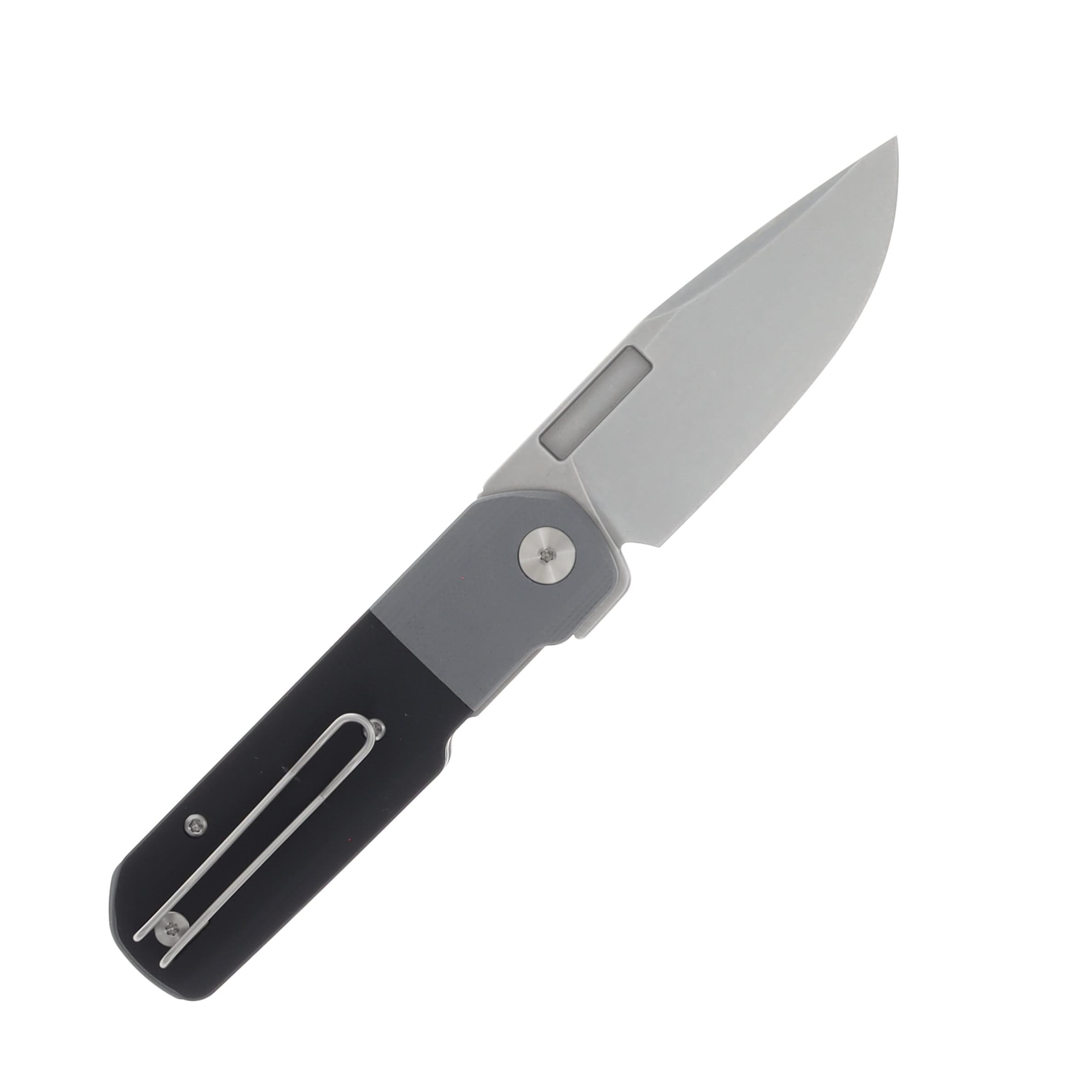 Vero Engineering Avid 1 Gray – Black 3.25in Plain Stonewash Drop Point V-AV-SBG-2247-S View 2