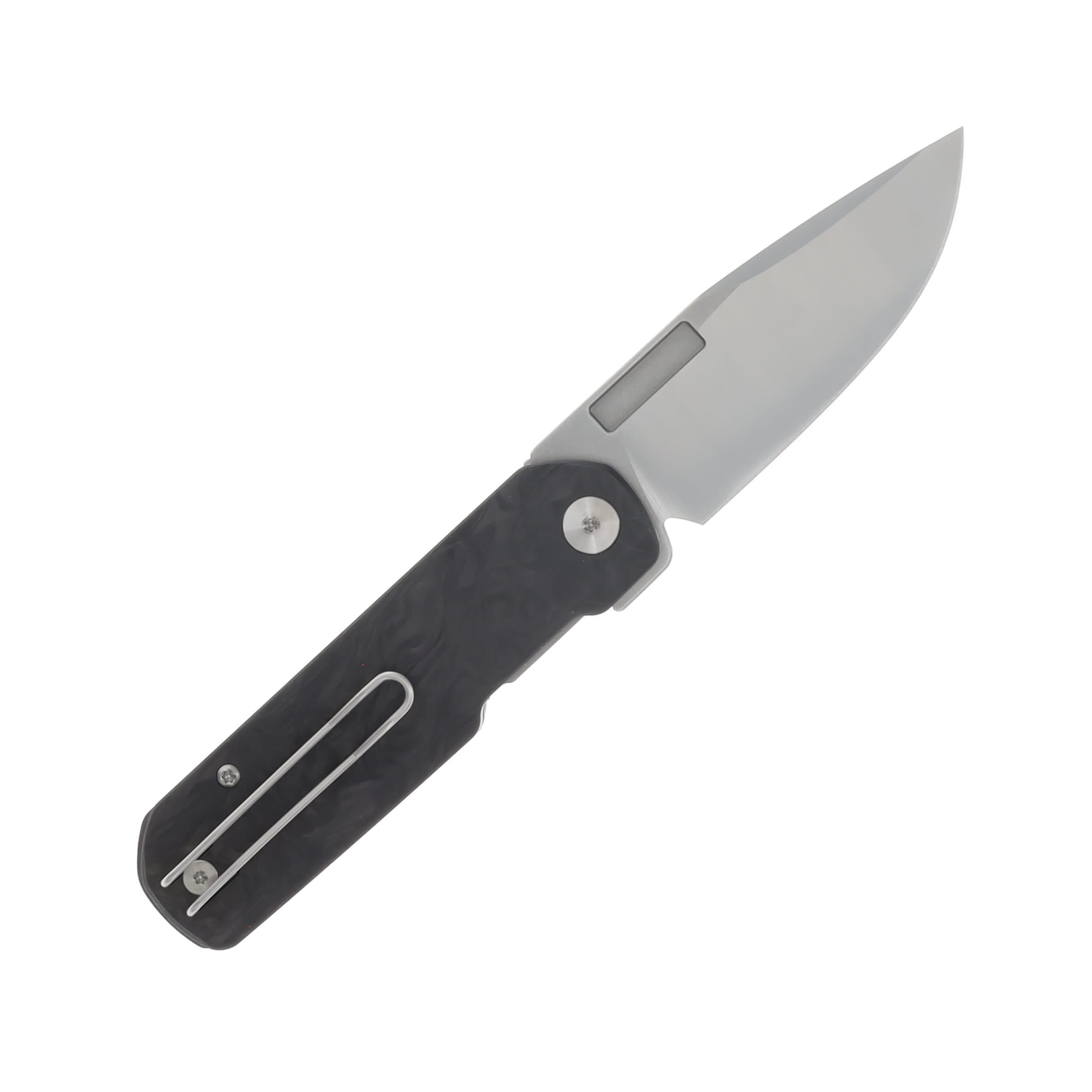 Vero Engineering Avid 1 Marbled 3.25 Inch Plain Belt Satin Drop Point V-AB-MBMCF-2244-S View 2