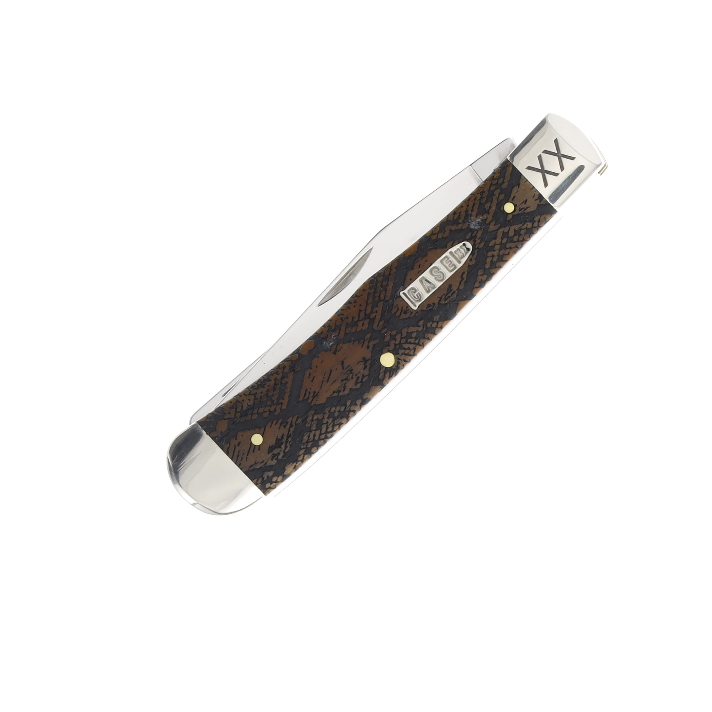 Case XX Diamondback Antique Bone Trapper Folding Knife CA10743SS View 3