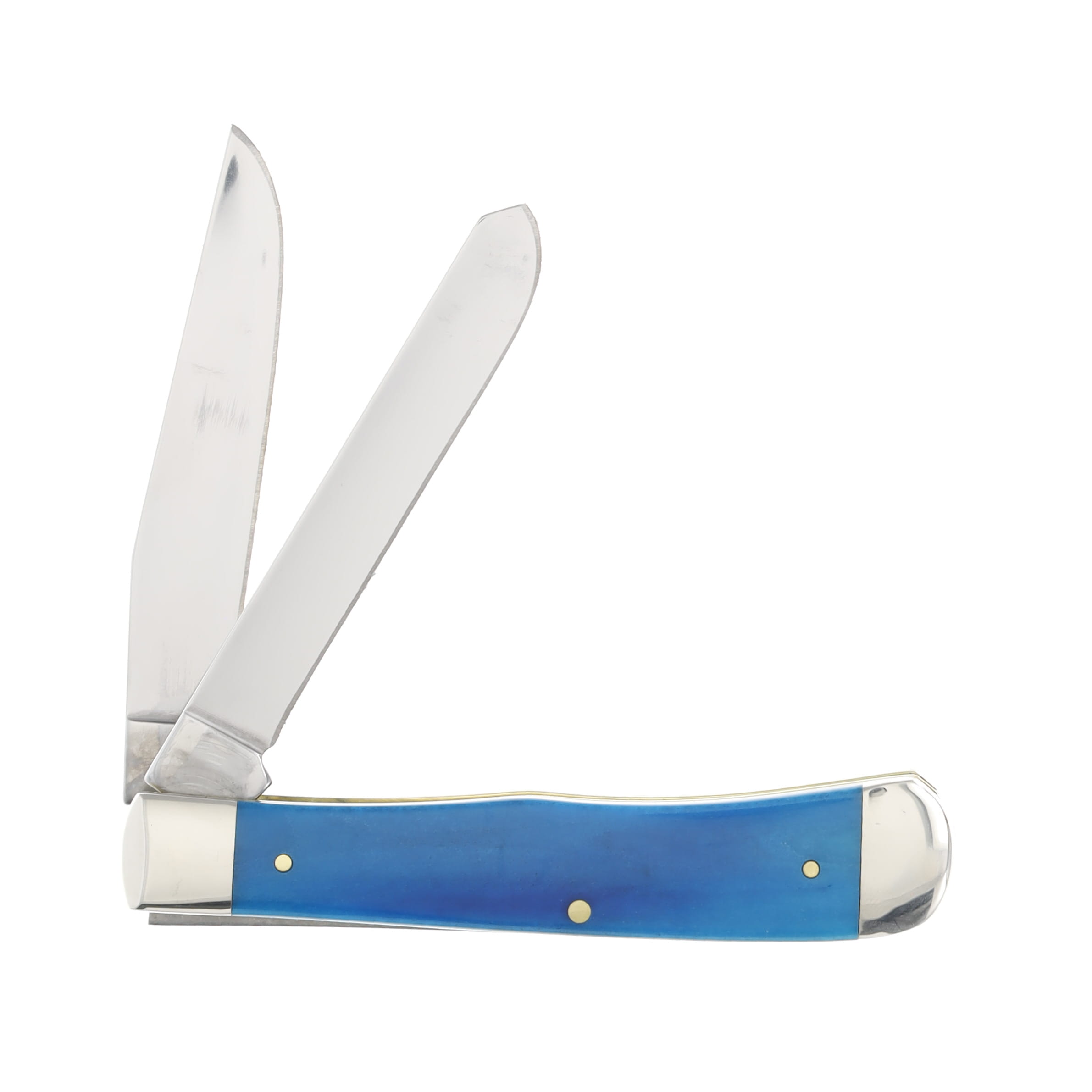 Case XX Caribbean Smooth Bone Trapper Folding Knife Special Edition XX Bolsters CA23120 View 2