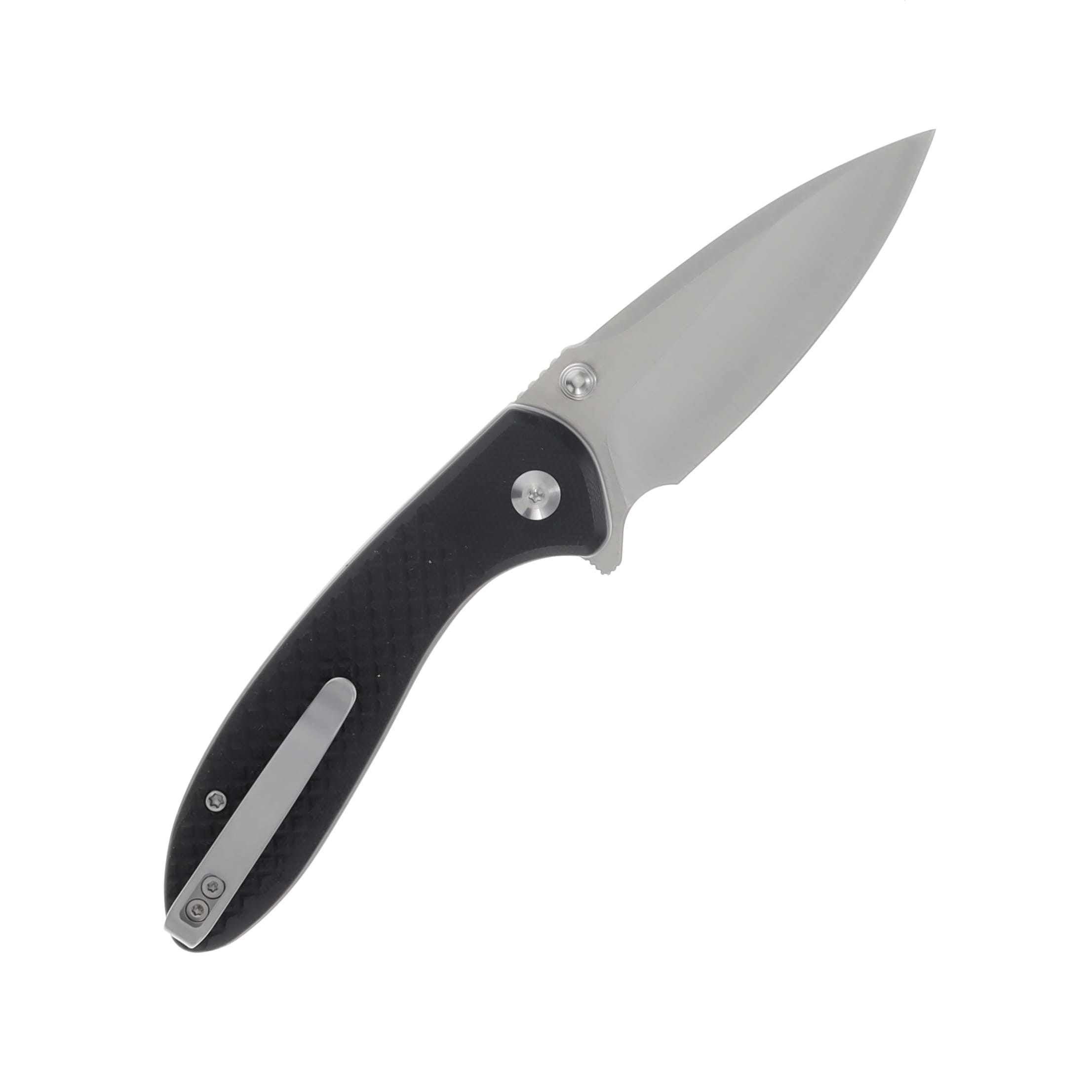 CIVIVI Faeger Folding Knife 2.98 Inch Plain Satin Drop Point C24031-1 View 2