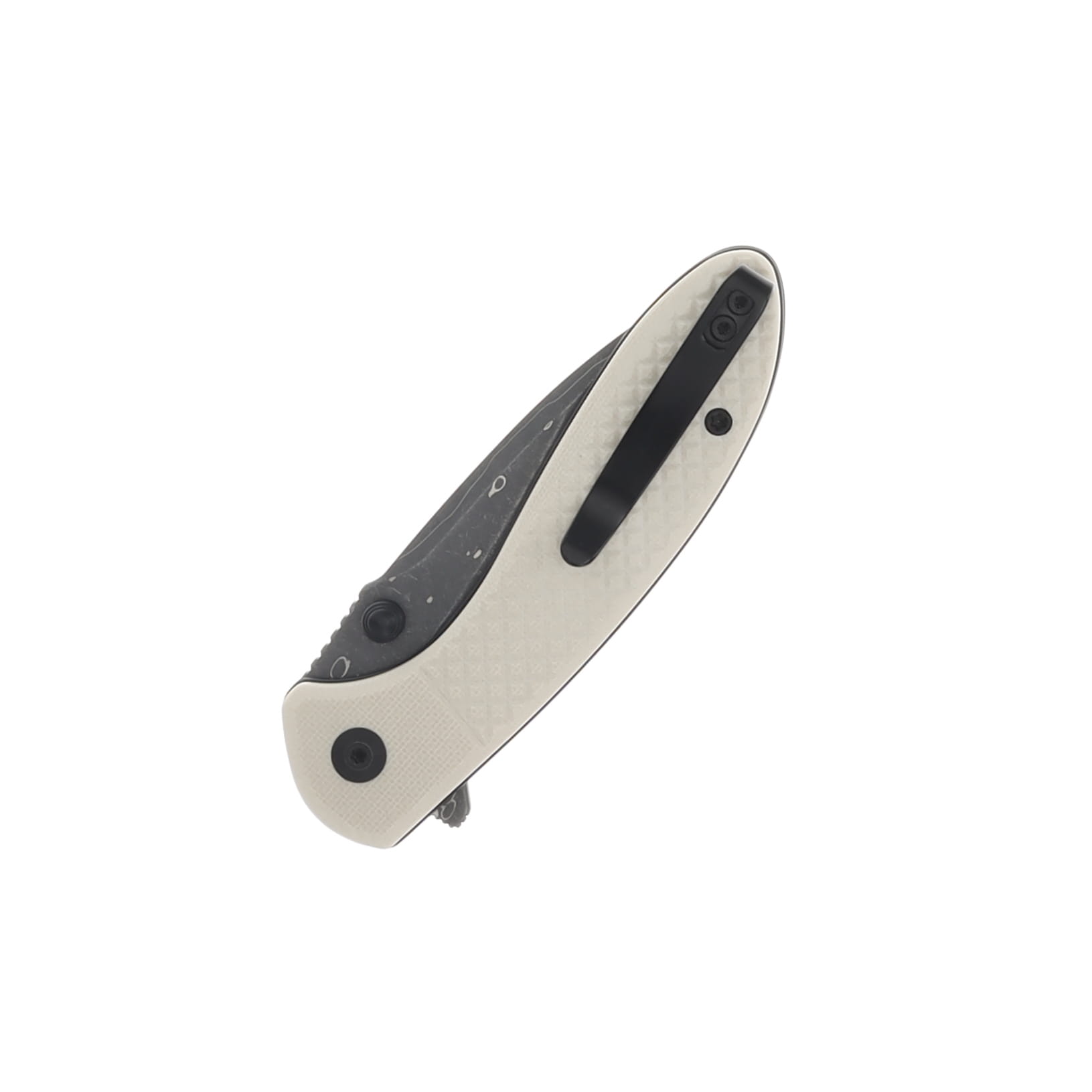 CIVIVI Faeger Ivory 2.98 Inch Plain Damascus Steel Drop Point C24031-DS1 View 4