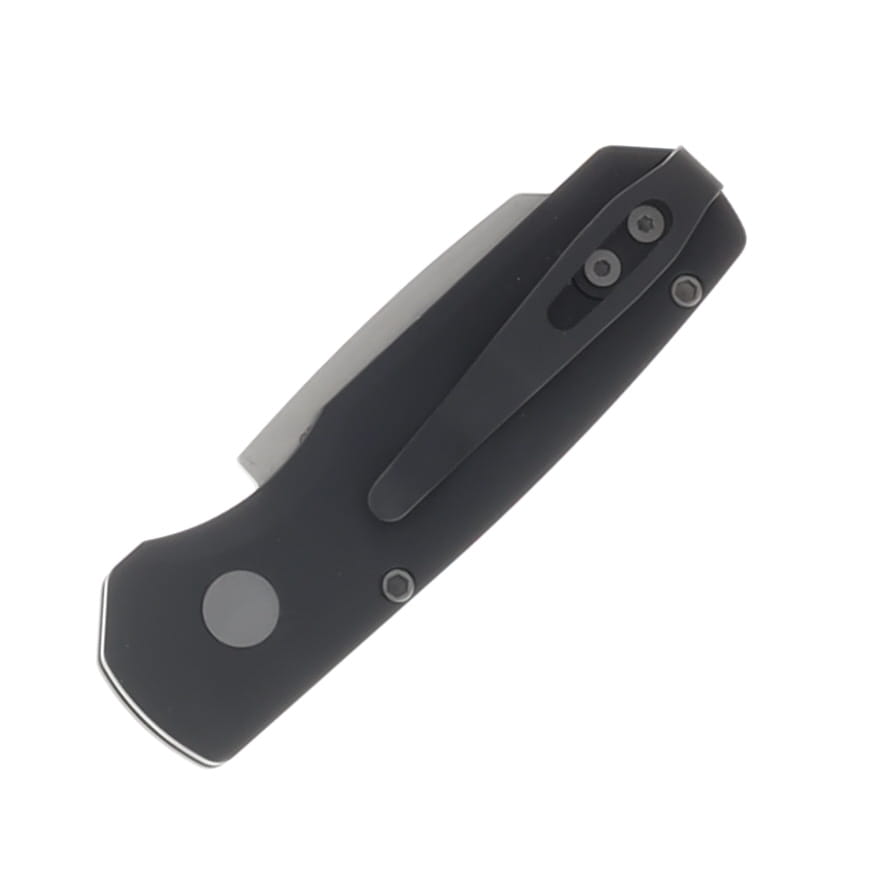 ProTech Runt Automatic Knife Stonewash Reverse Tanto 20CV/Black AUPTR5201 View 3