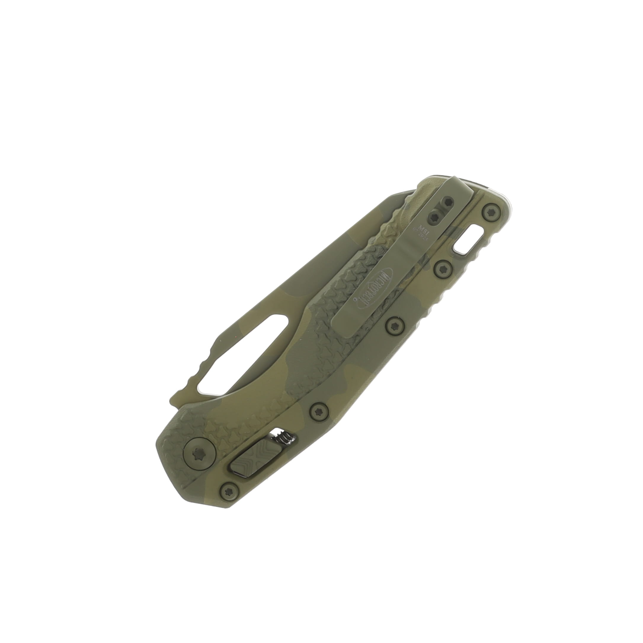 Microtech MSI RAM-LOK Folding Knife Camo Cerakote Bazooka