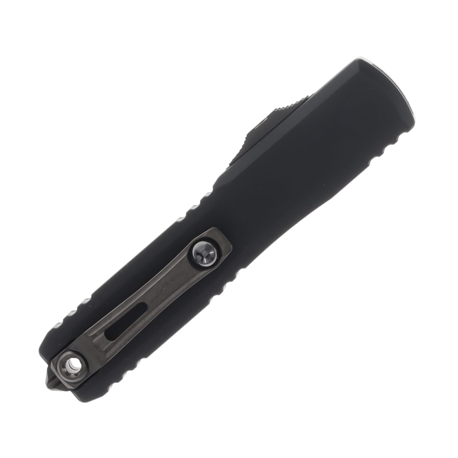 Microtech Ultratech OTF Automatic Knife Zero Blade Play Shadow DLC Drop Point AUMT11211DLCTSH View 3