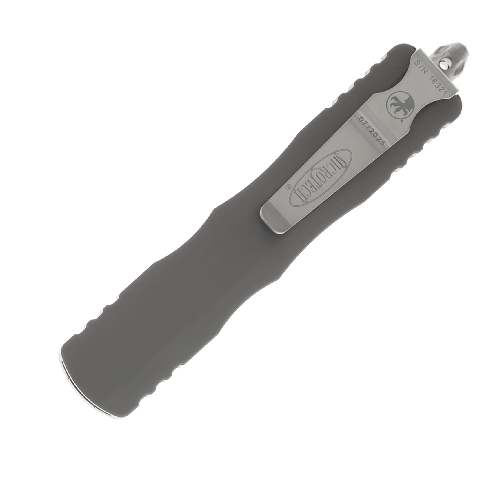MICROTECH DIRAC DELTA D-E STONEWASH FULL SERRATE NATURAL CLEAR 3.8IN DAGGER AUMT22712NC View 3
