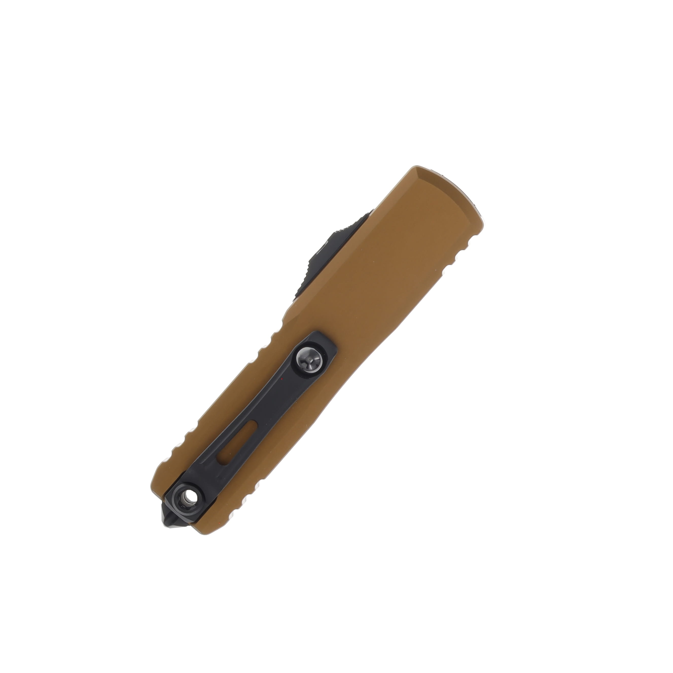 Microtech UTX-85 OTF Automatic Knife Gen III DLC Dagger/Tan AUMT12321TA View 3