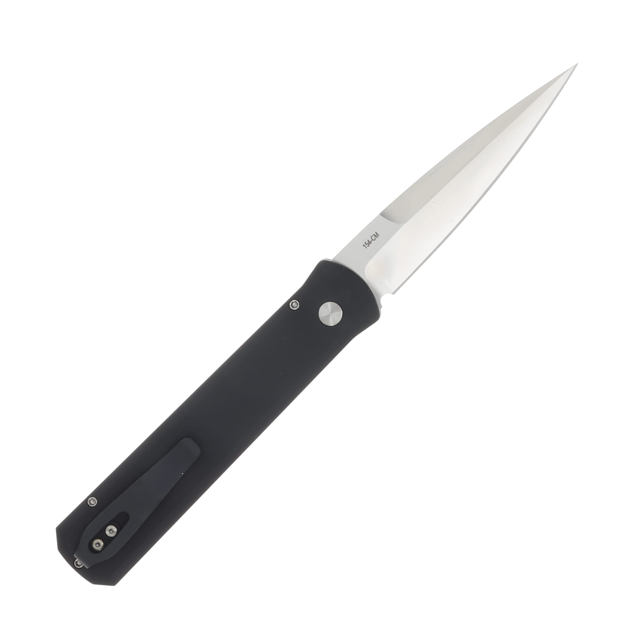 ProTech Godfather Automatic Knife Satin/Solid Black AUPT921-MOP View 2