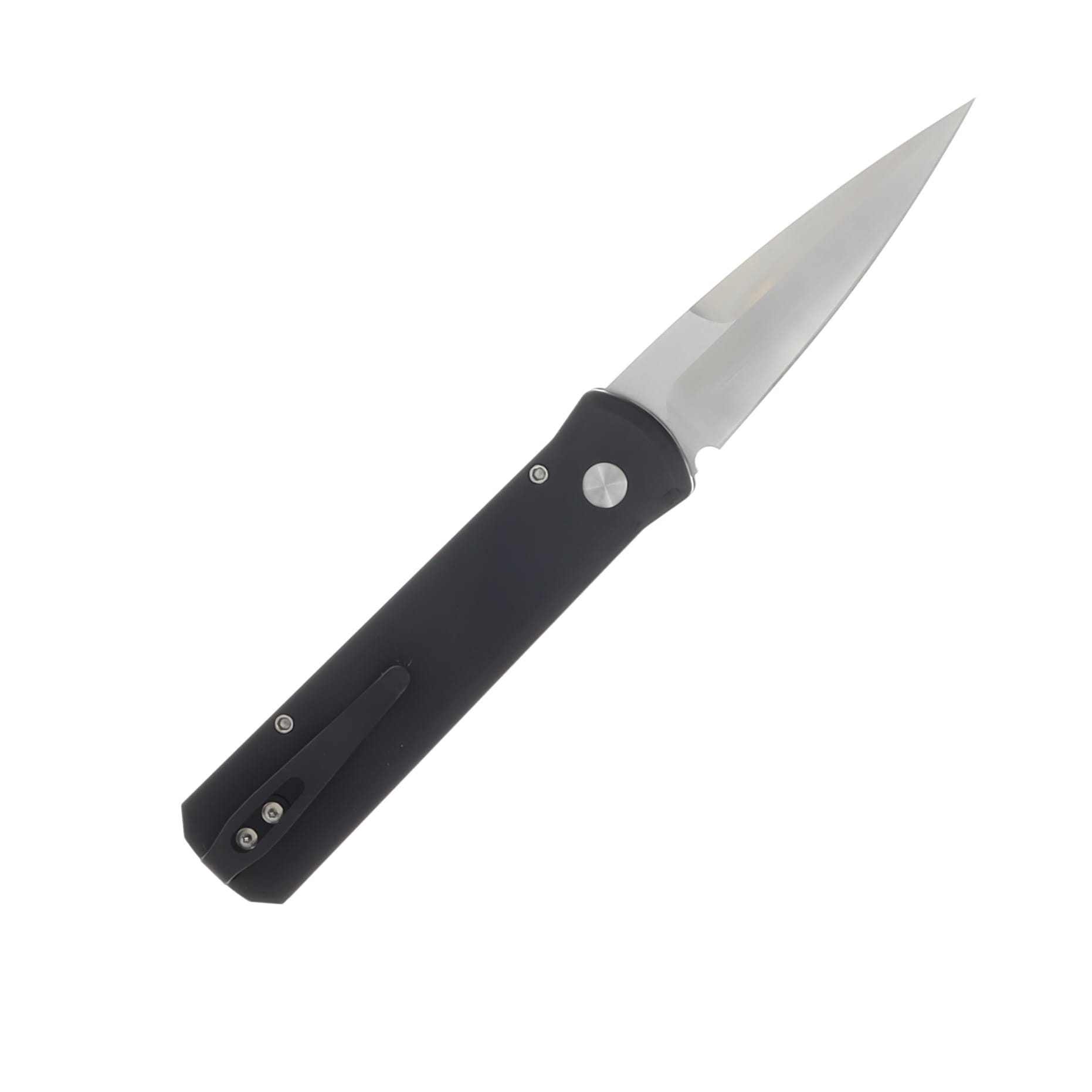 ProTech Godson Automatic Knife Satin 20CV/Black with Livewire Copper Carbon Fiber Inlay AUPT7210LIVEWIRE20CV View 2