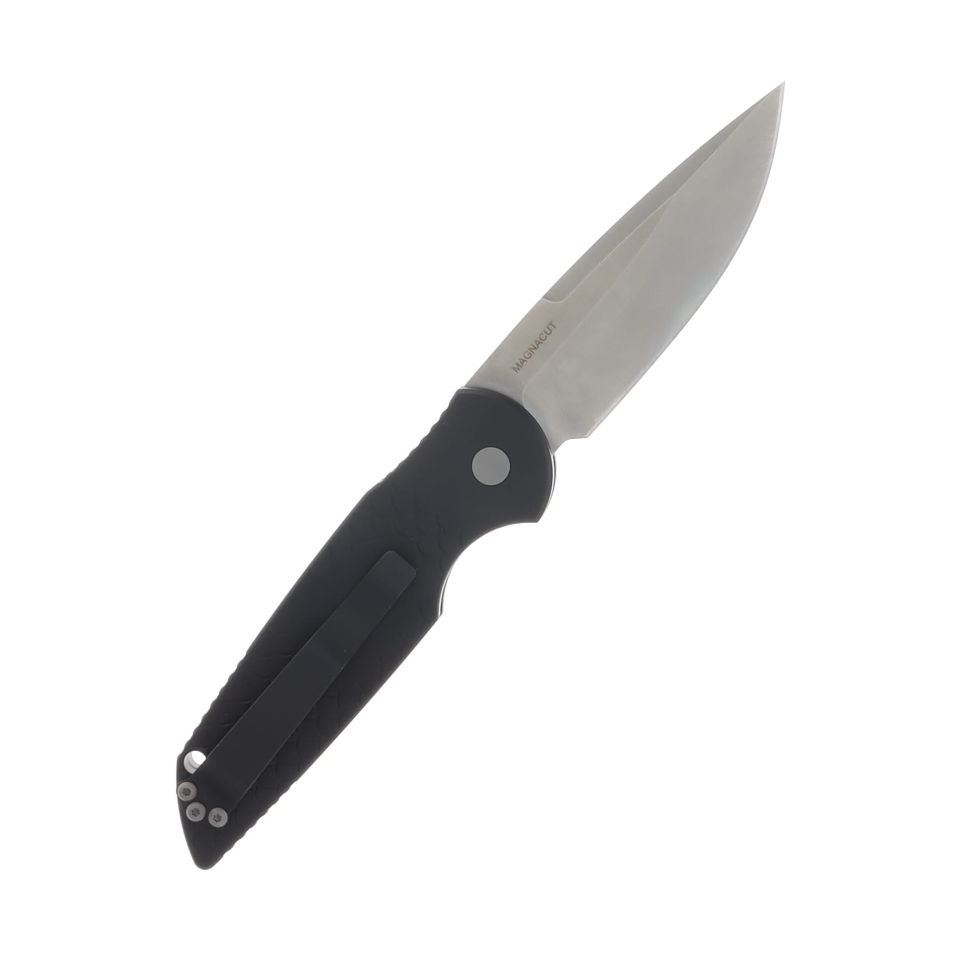 ProTech Tactical Response 3 Automatic Stonewash Magnacut/Black Fish Scale Textured AUPTTR-3 X1 SW MC View 2