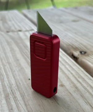 RIVERY ZERO CAB LAB COLLABORATION FILE OTF UTILITY RED ALUMINUM HANDLE ZERO-M-OTF-F-6061-CADLAB RE View 5