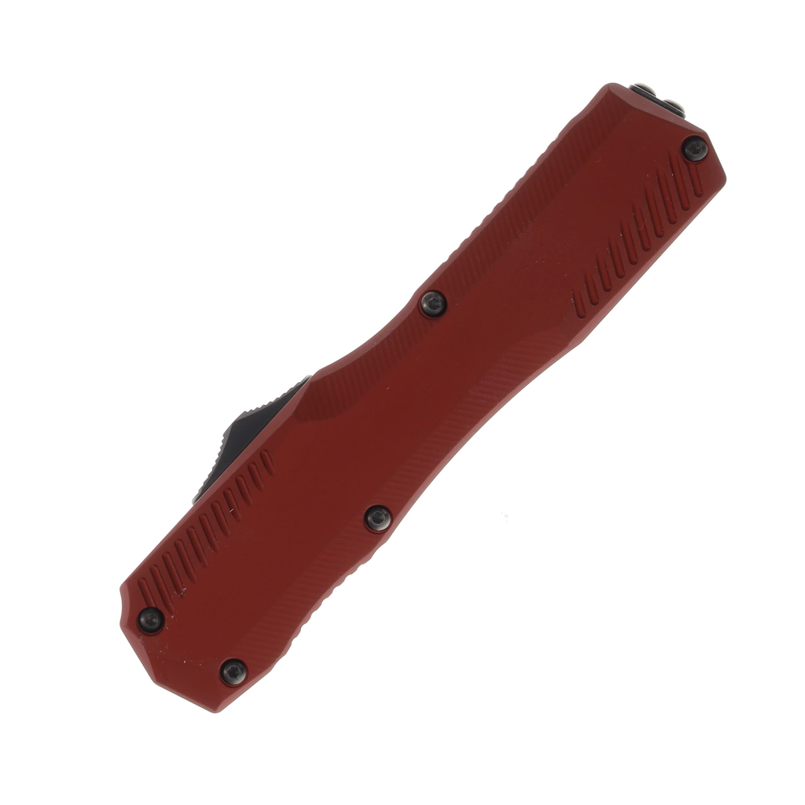 Kershaw Livewire OTF Auto Red Aluminum Handle 3.3in Blackwashed Spear Point Blade AUKS9000MERL View 4