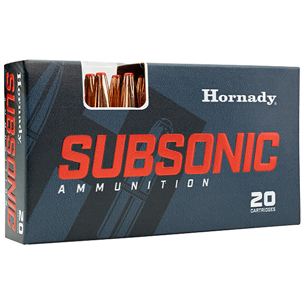 Hornady Ammo 338 ARC Rifle Ammunition Brass 20 Rounds Centerfire 307 Grain Sub-X 82272 View 1