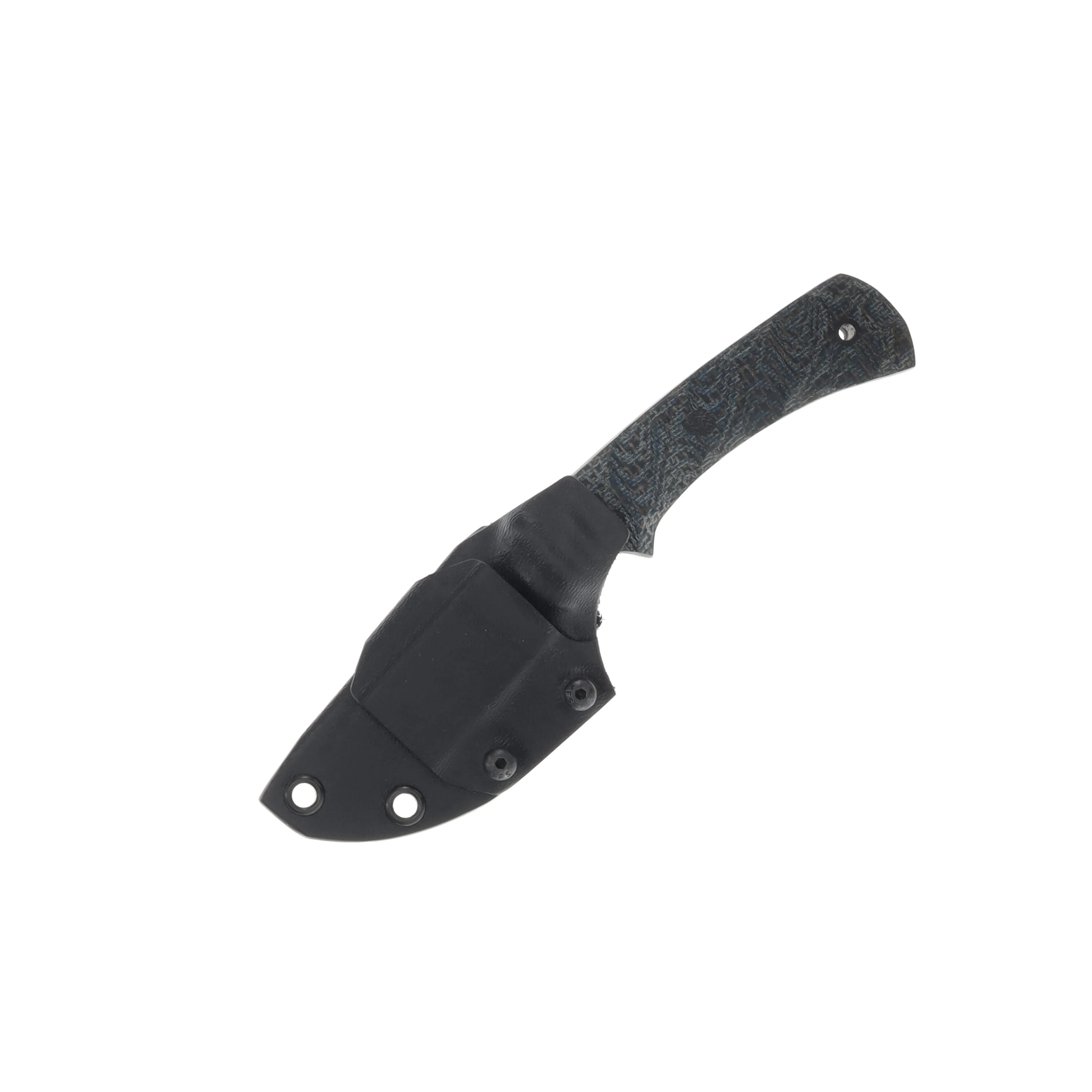 Half Face Blades Beef Harpoon Back Country Fixed Blade Kamari Burlap Micarta HFBHBCKBM View 3