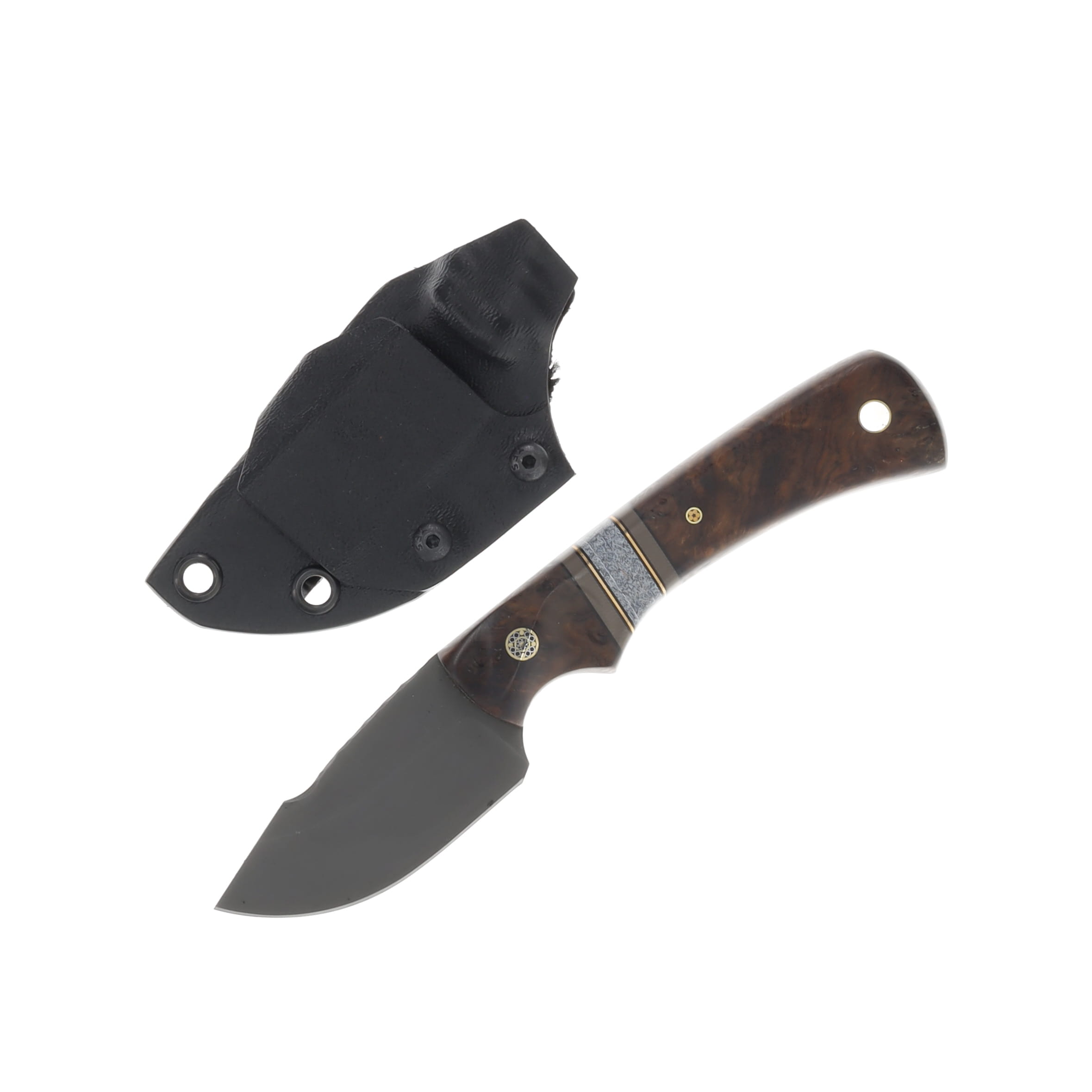 Half Face Blades Beef Harpoon Back Country Fixed Blade Redwood/Black & Earth G-10 HFBHBCRDWDBE View 1